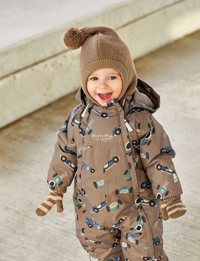 Minymo - Balaclava w. windstopper - winteraccessoires - caribou - 0