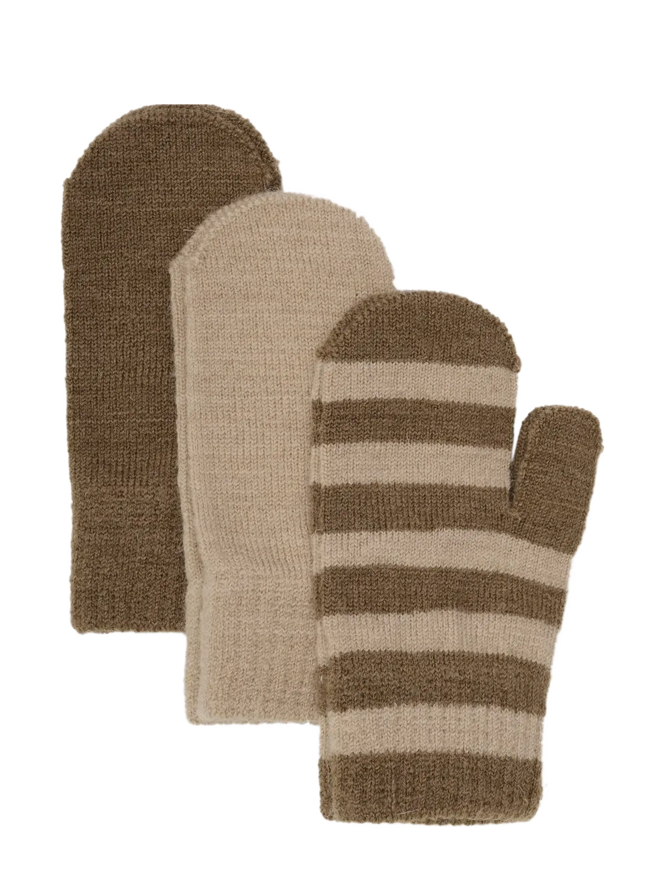 Magic mittens knit 3-pack - CARIBOU