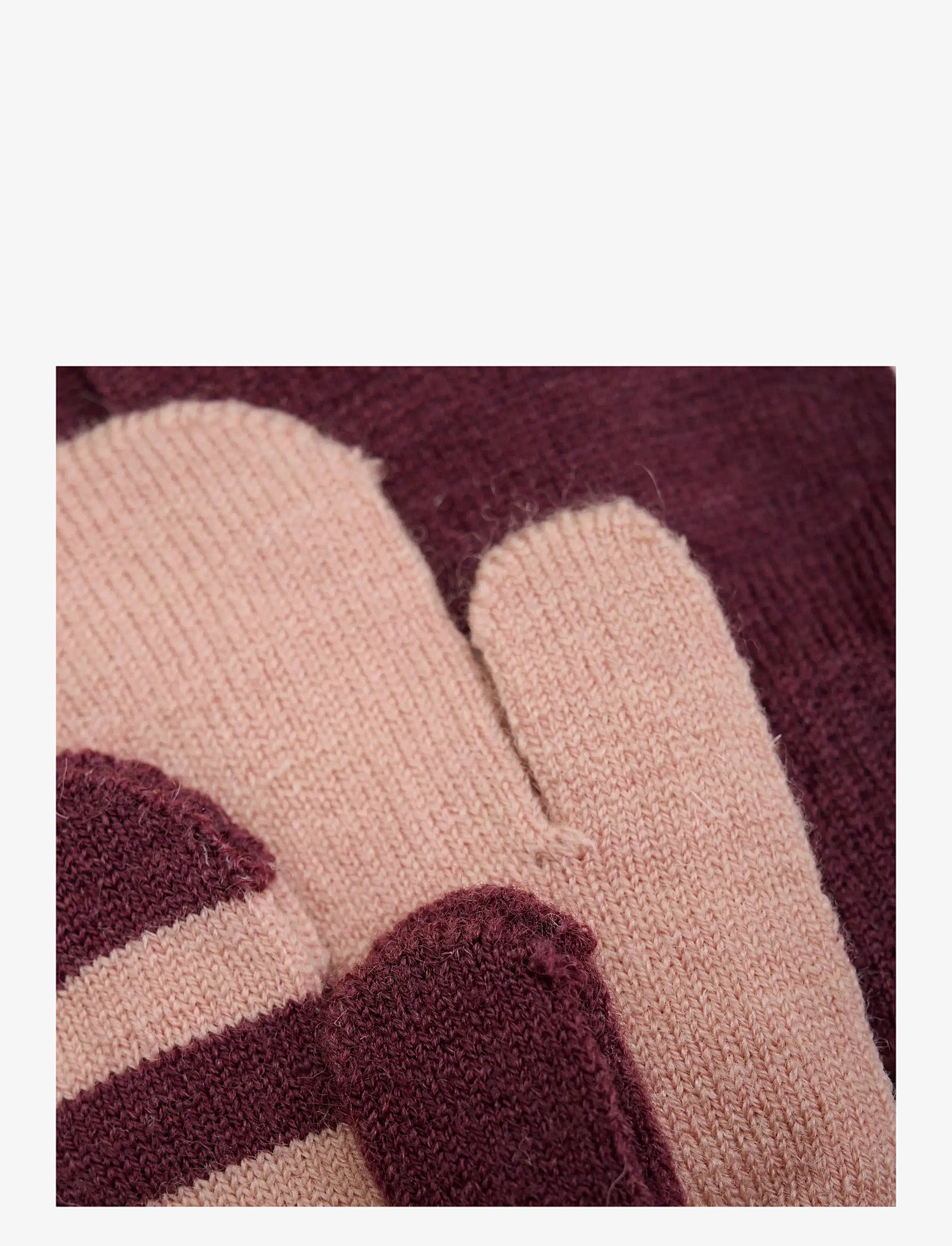 Minymo - Magic mittens knit 3-pack - handsker - catawba grape - 4