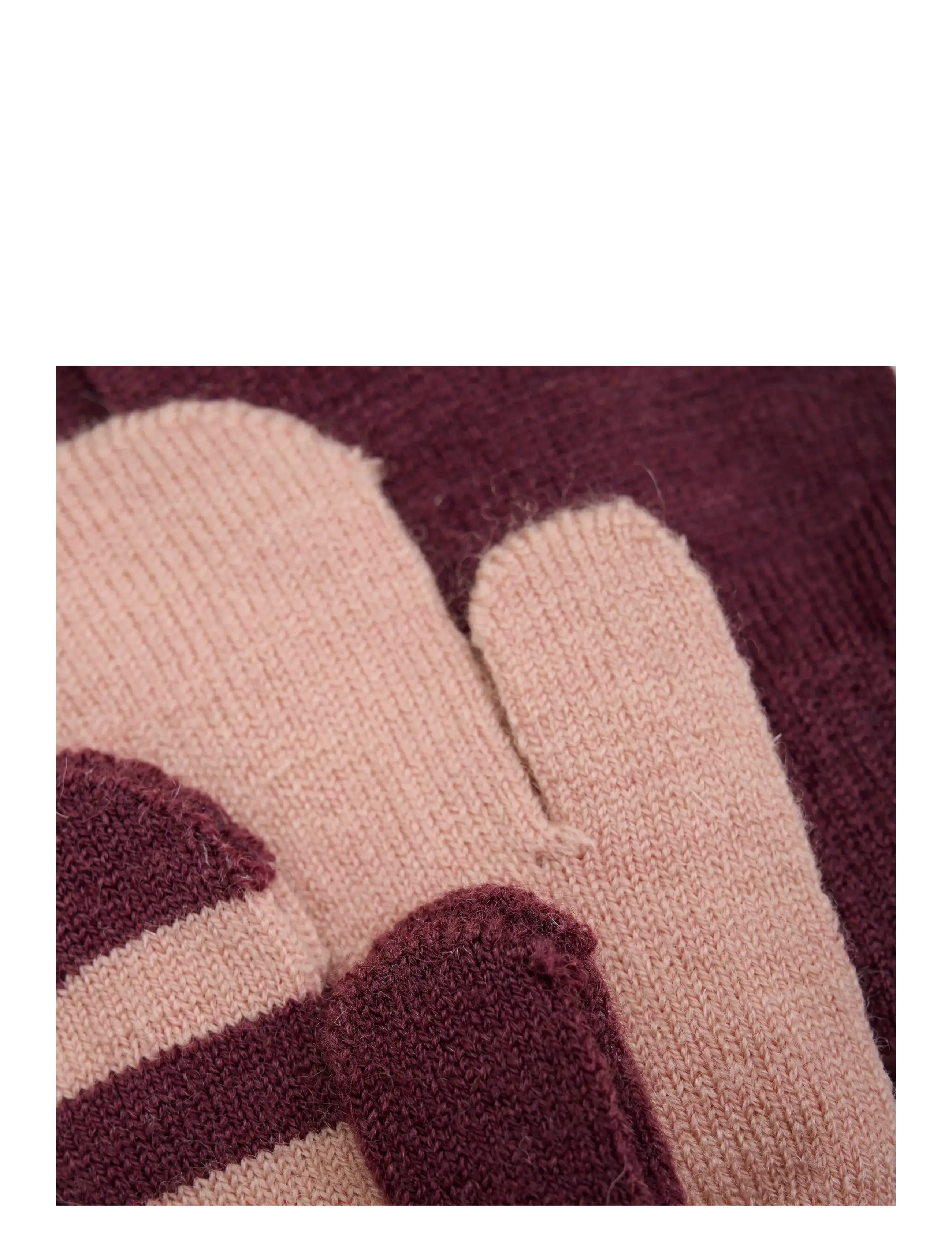 Minymo - Magic mittens knit 3-pack - accessories - catawba grape - 4