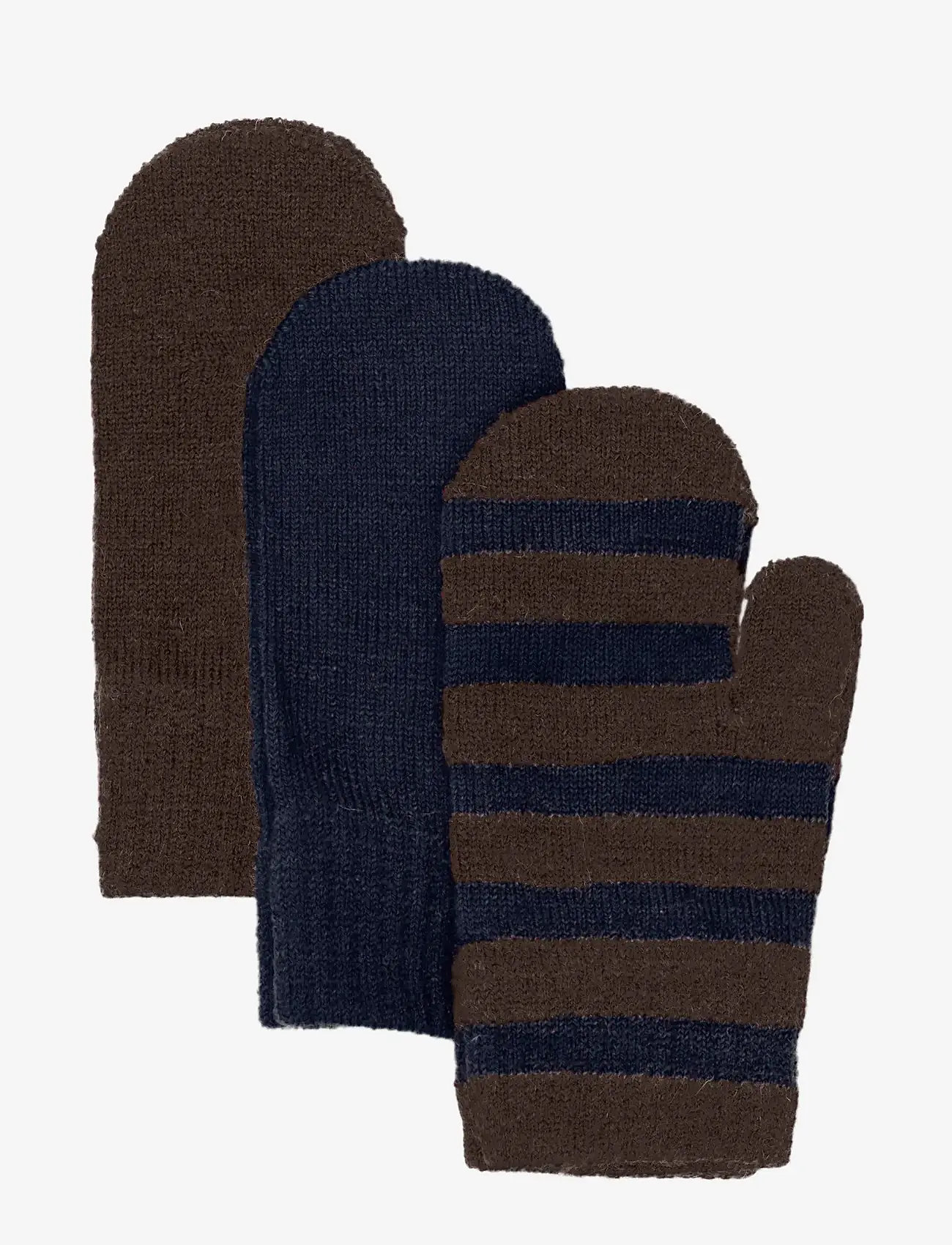 Minymo - Magic mittens knit 3-pack - handschuhe - parisian night - 0