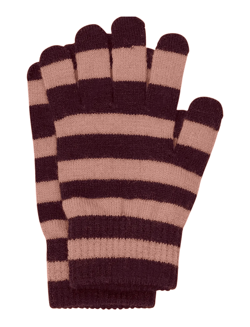 Minymo - Magic gloves knit 3-pack - handsker - catawba grape - 1