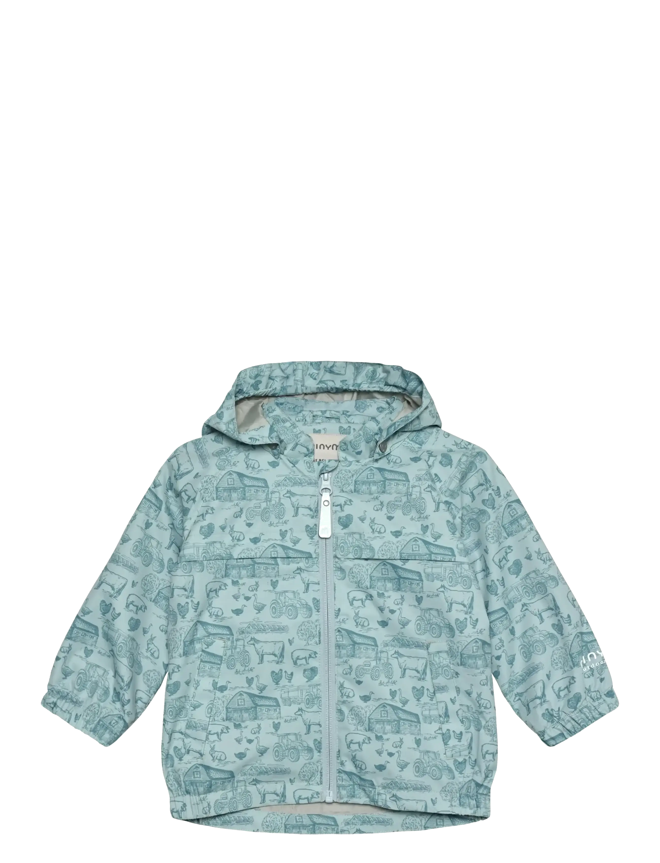 Minymo Baby Jacket -  AOP - Minymo - NIAGARA MIST / blue