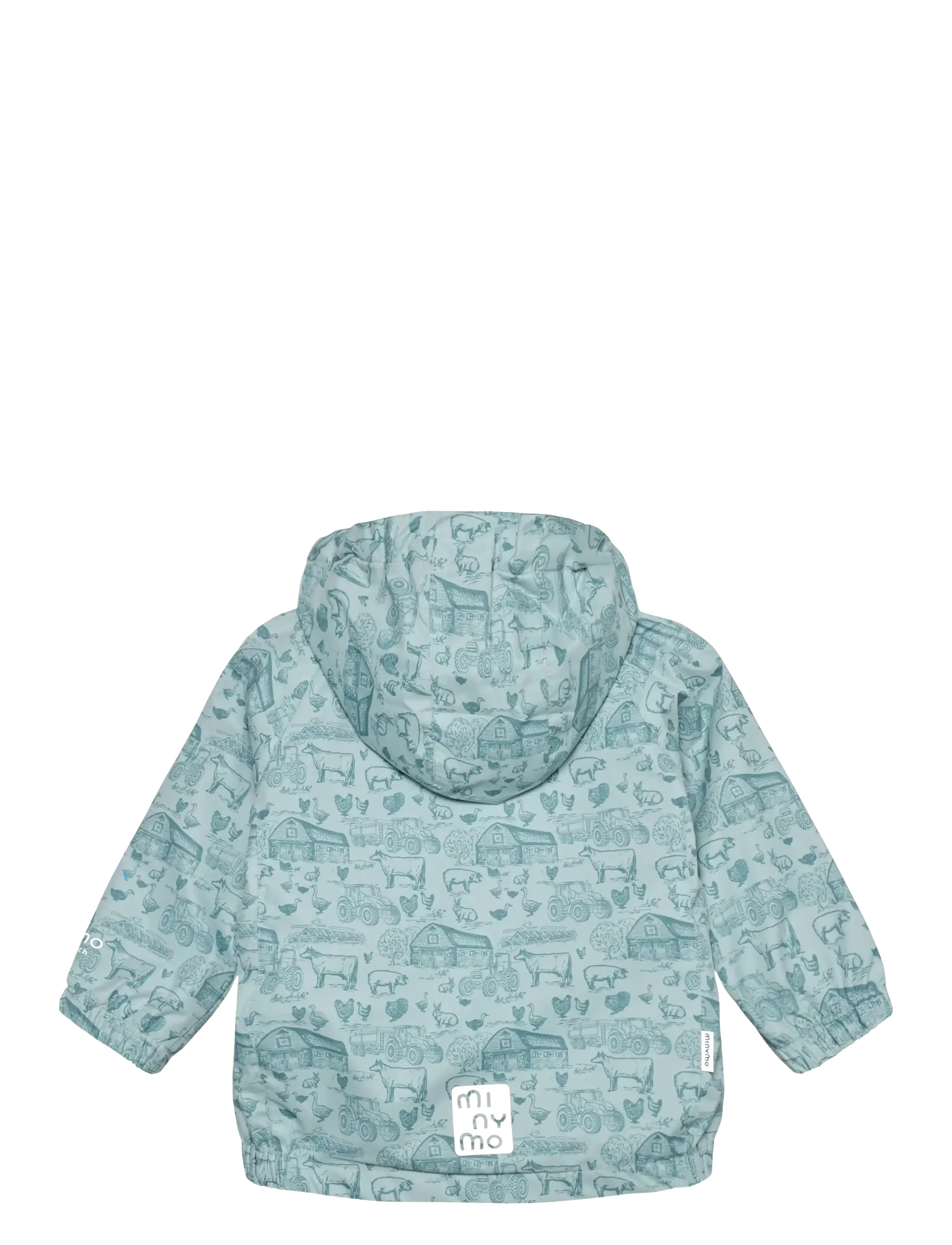Minymo - Baby Jacket - AOP - veste coupe-vent - niagara mist - 1