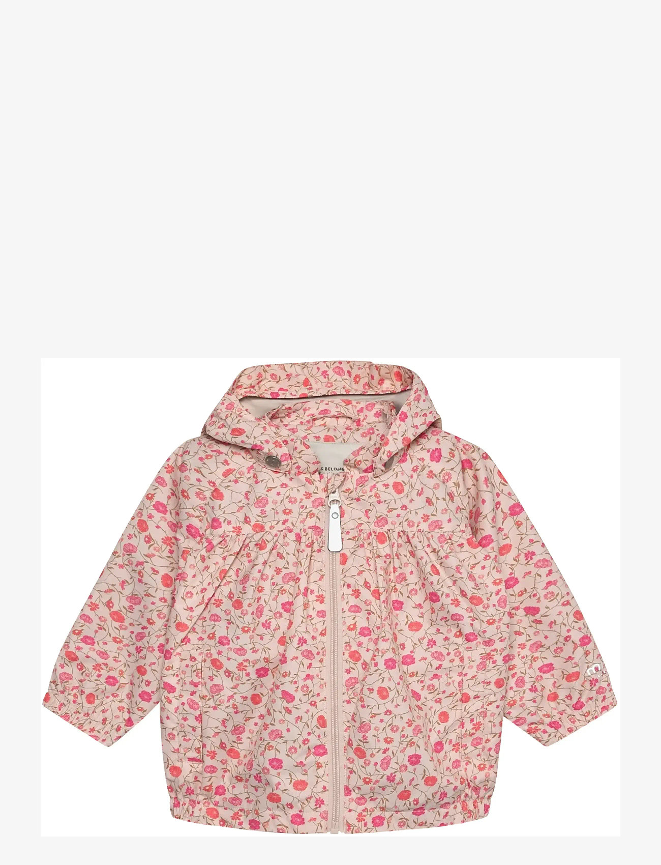 Minymo - Baby Jacket -  AOP - tuulejoped - peach whip - 1