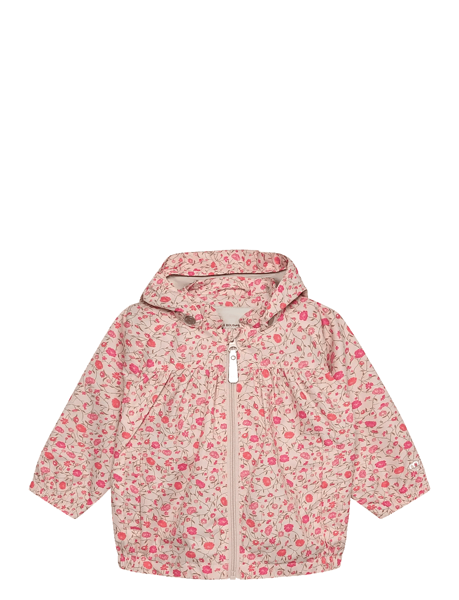 Minymo - Baby Jacket - AOP - vindjakker - peach whip - 1