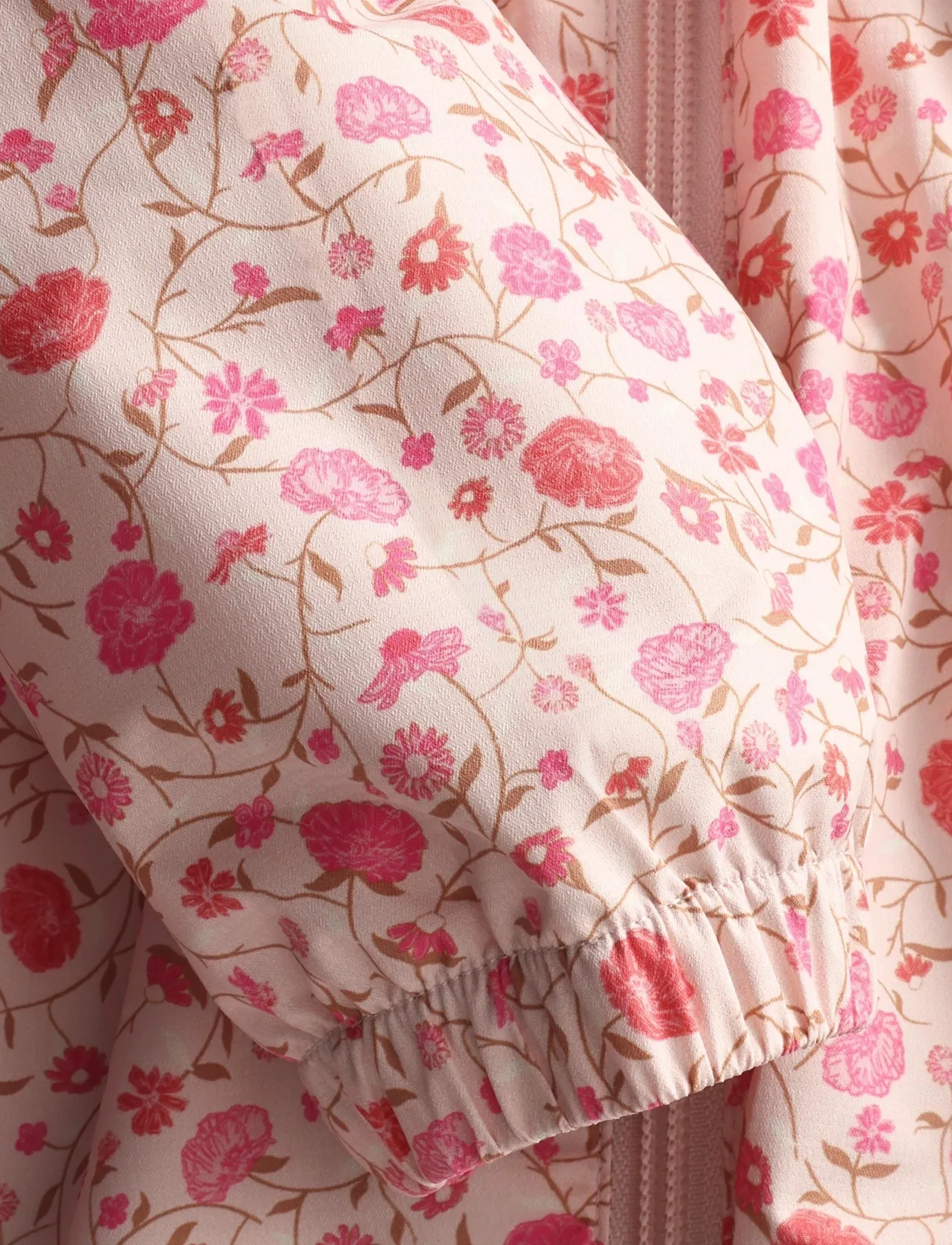 Minymo - Baby Jacket -  AOP - efterårsjakker - peach whip - 3