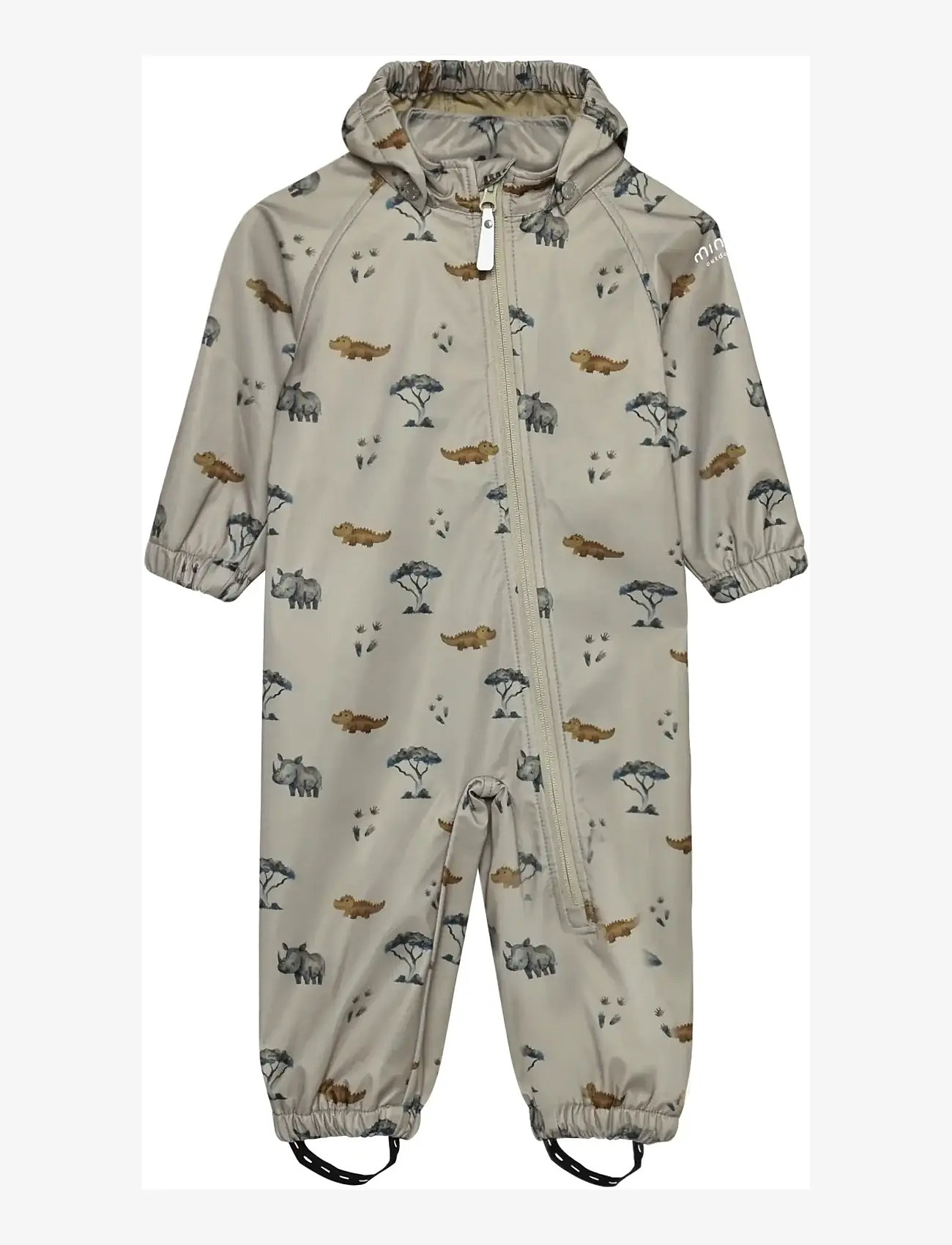 Minymo - Softshell Suit AOP - shell coveralls - crockery - 1