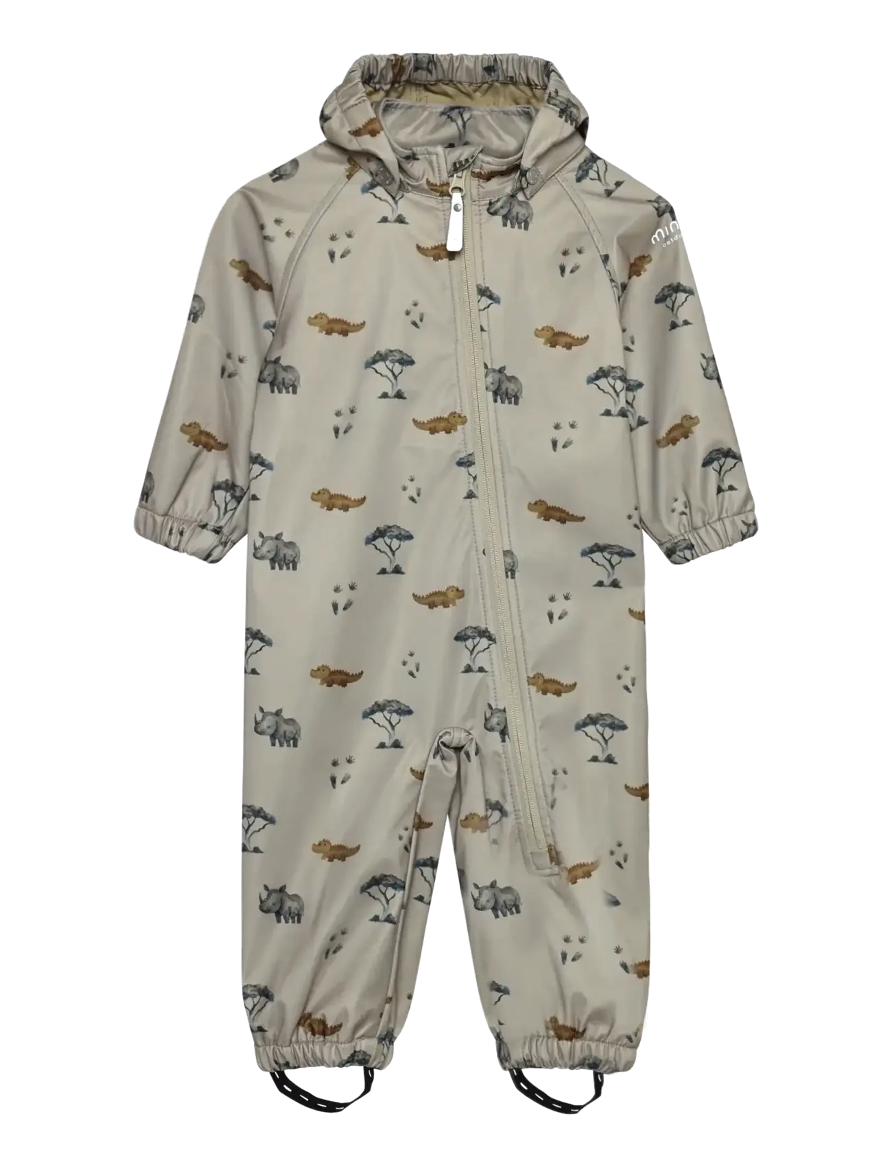 Minymo Softshell Suit AOP - Ytterkläder - CROCKERY / beige