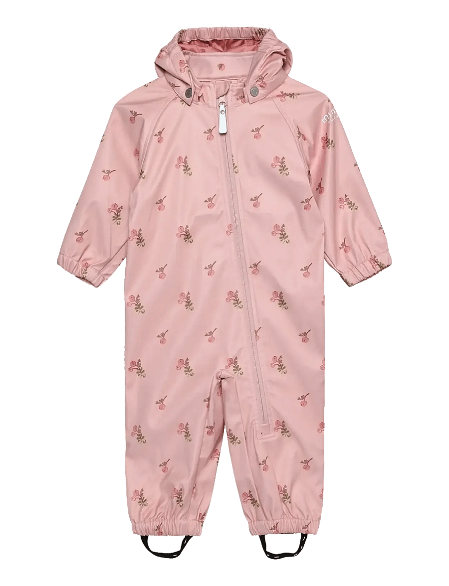 Minymo - Softshell Suit AOP - softshelloveraller - silver pink - 0