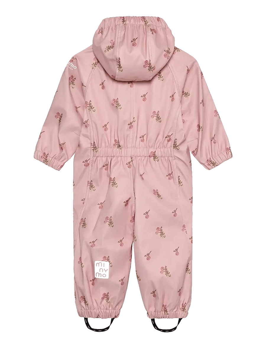 Minymo - Softshell Suit AOP - softshelloveraller - silver pink - 1
