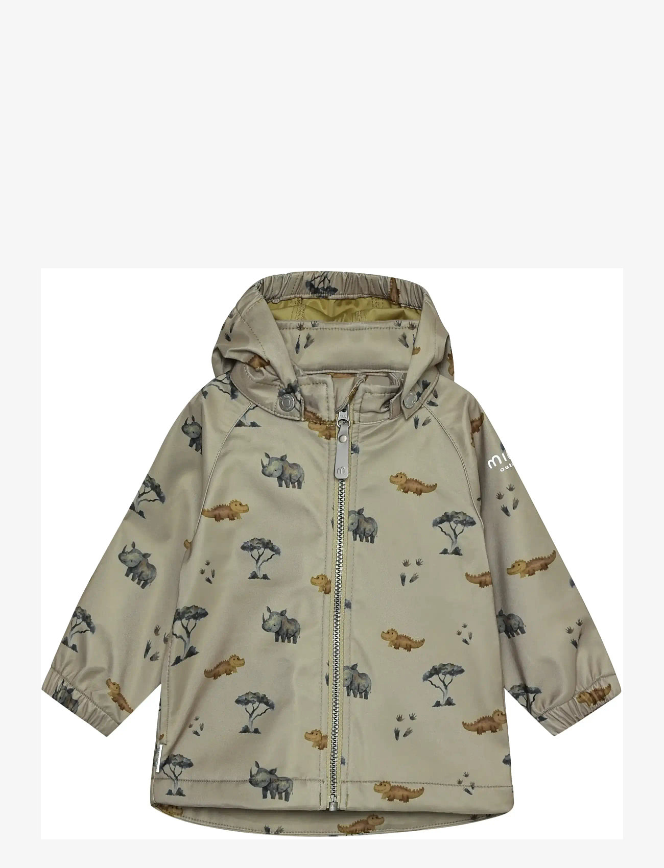 Minymo - Softshell Jacket AOP - softshell-jacken - crockery - 0