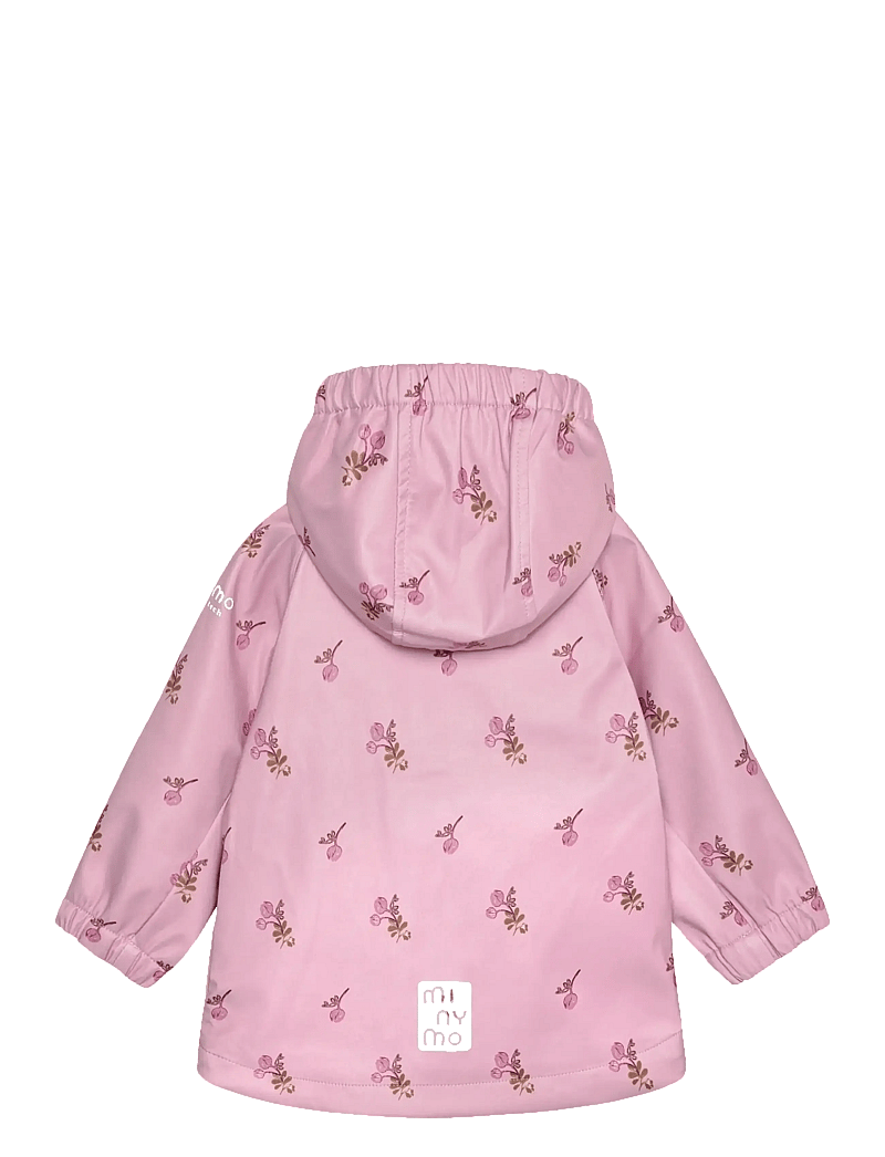 Minymo - Softshell Jacket AOP - softshell-jacken - silver pink - 2