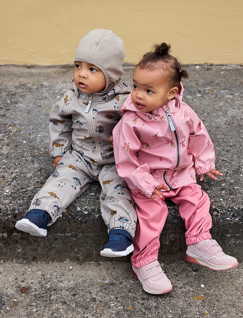 Minymo - Softshell Jacket AOP - softshell-jacken - silver pink - 0