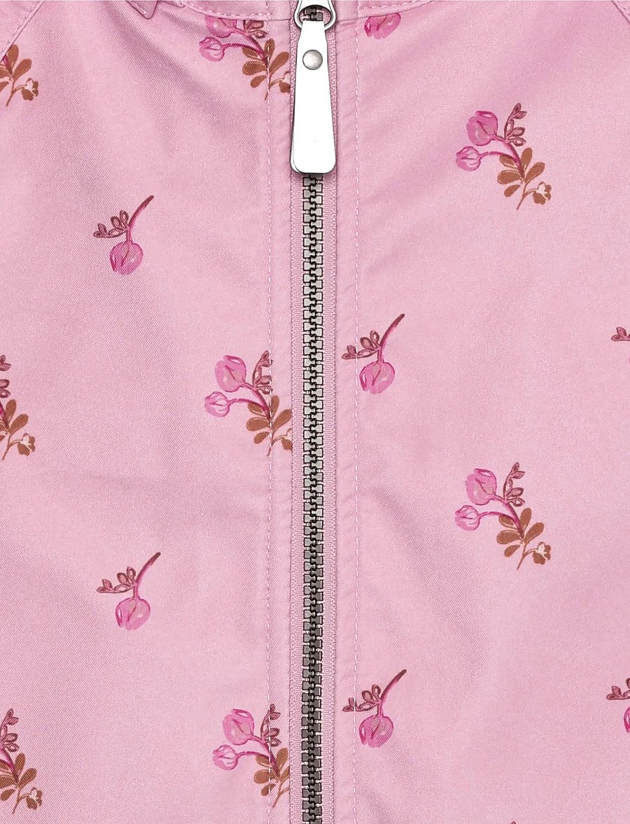 Minymo - Softshell Jacket AOP - softshell jakker - silver pink - 4