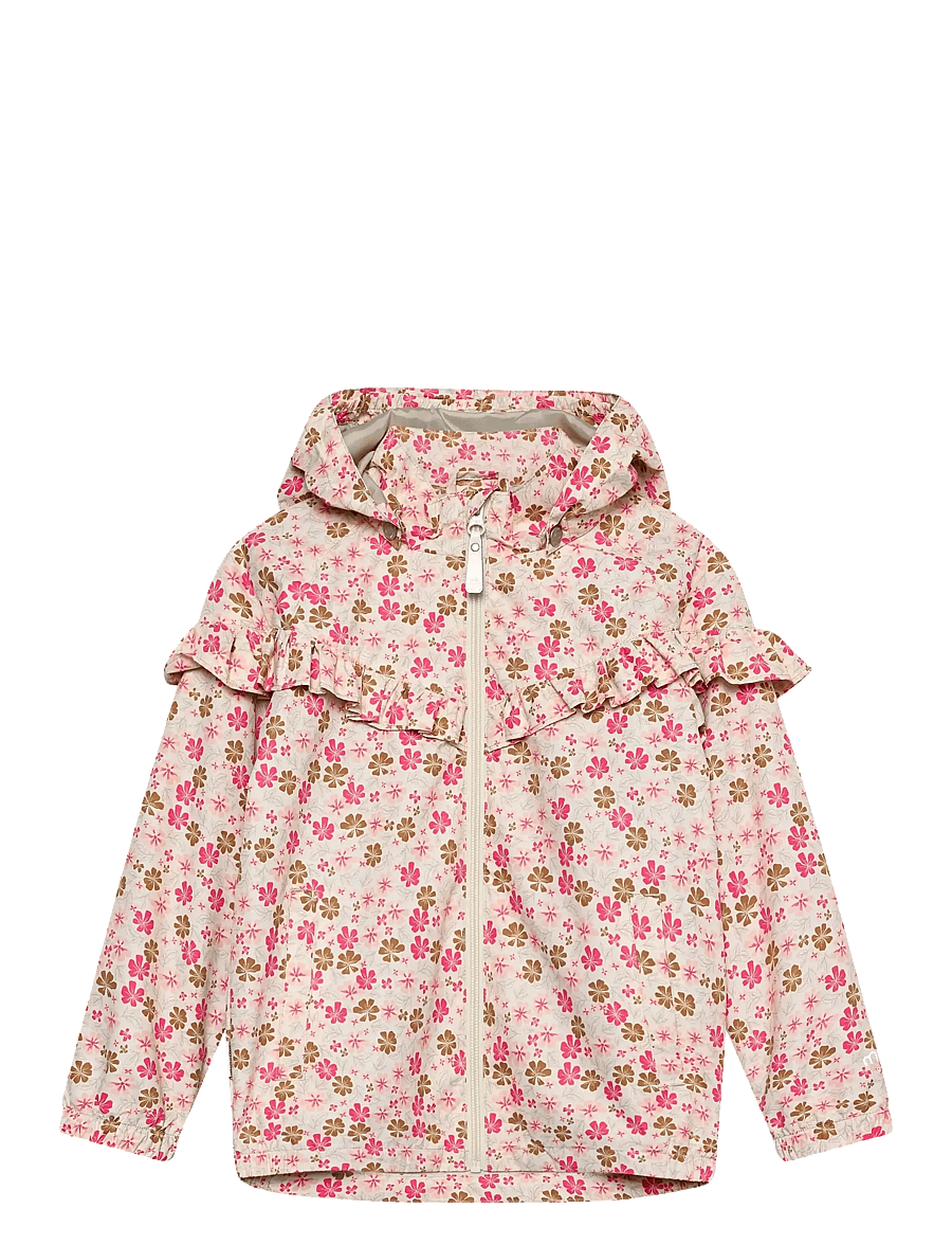 Minymo - Jacket - AOP - lette jakker - white swan - 0