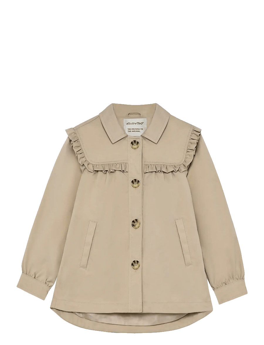 Minymo - Trench Coat - tunna jackor - doeskin - 1