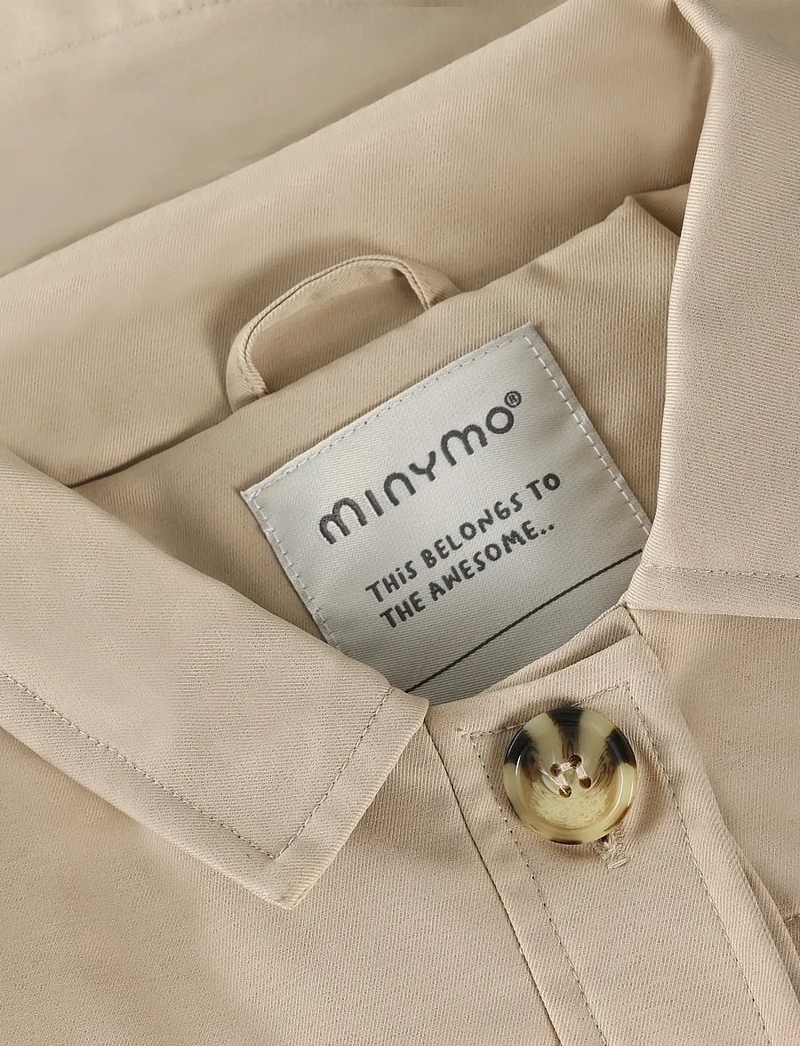 Minymo - Trench Coat - tunna jackor - doeskin - 3