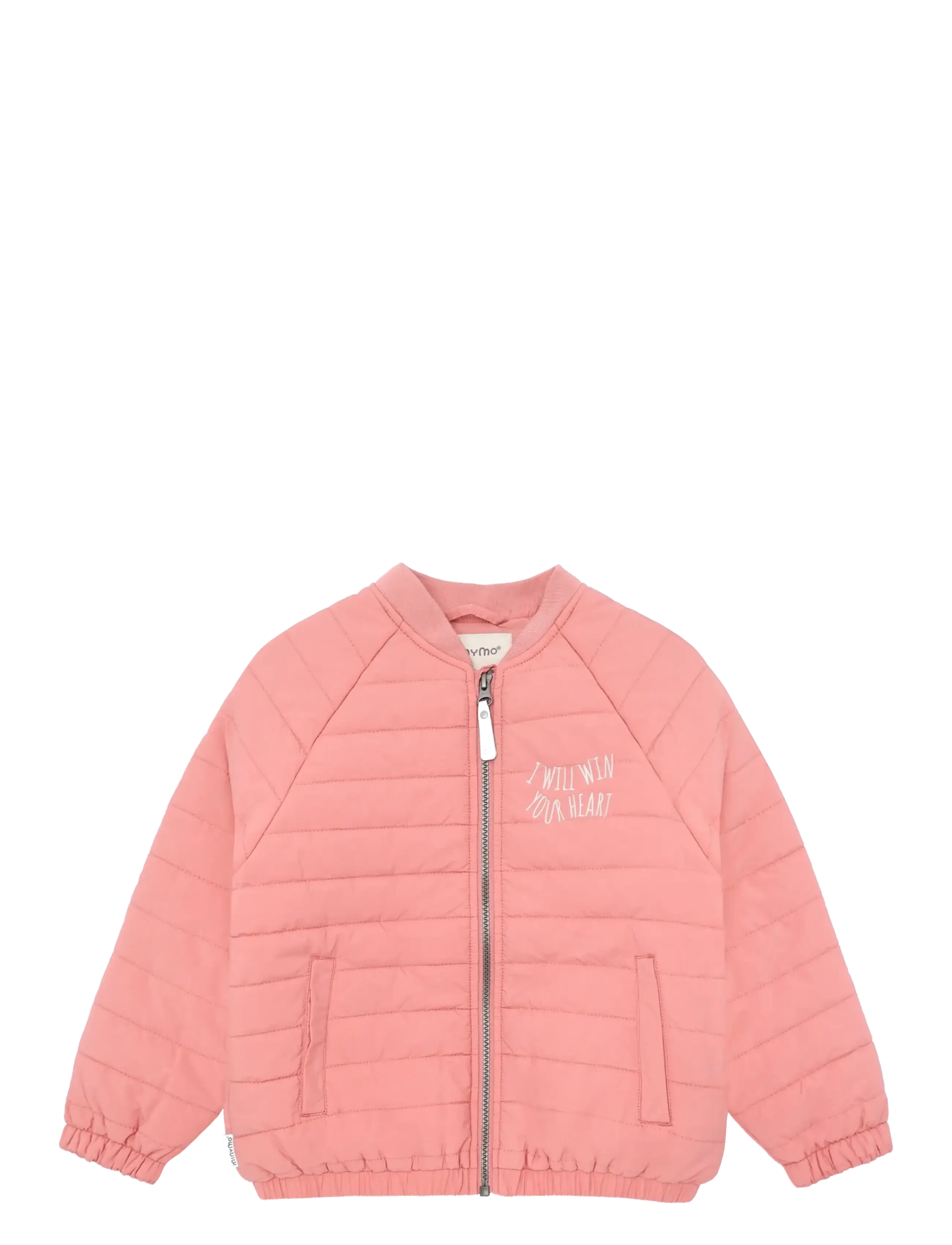 Minymo Jacket - Quilted, 122, Pink, Jakker & Frakker > Quiltede Jakker, Børn