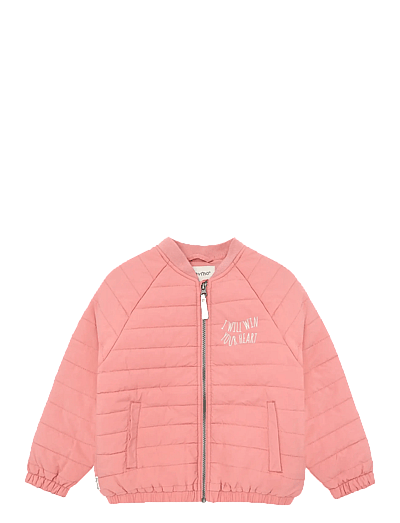 Minymo Jacket - Quilted - Jackets - BRANDIED APRICOT / pink/rose