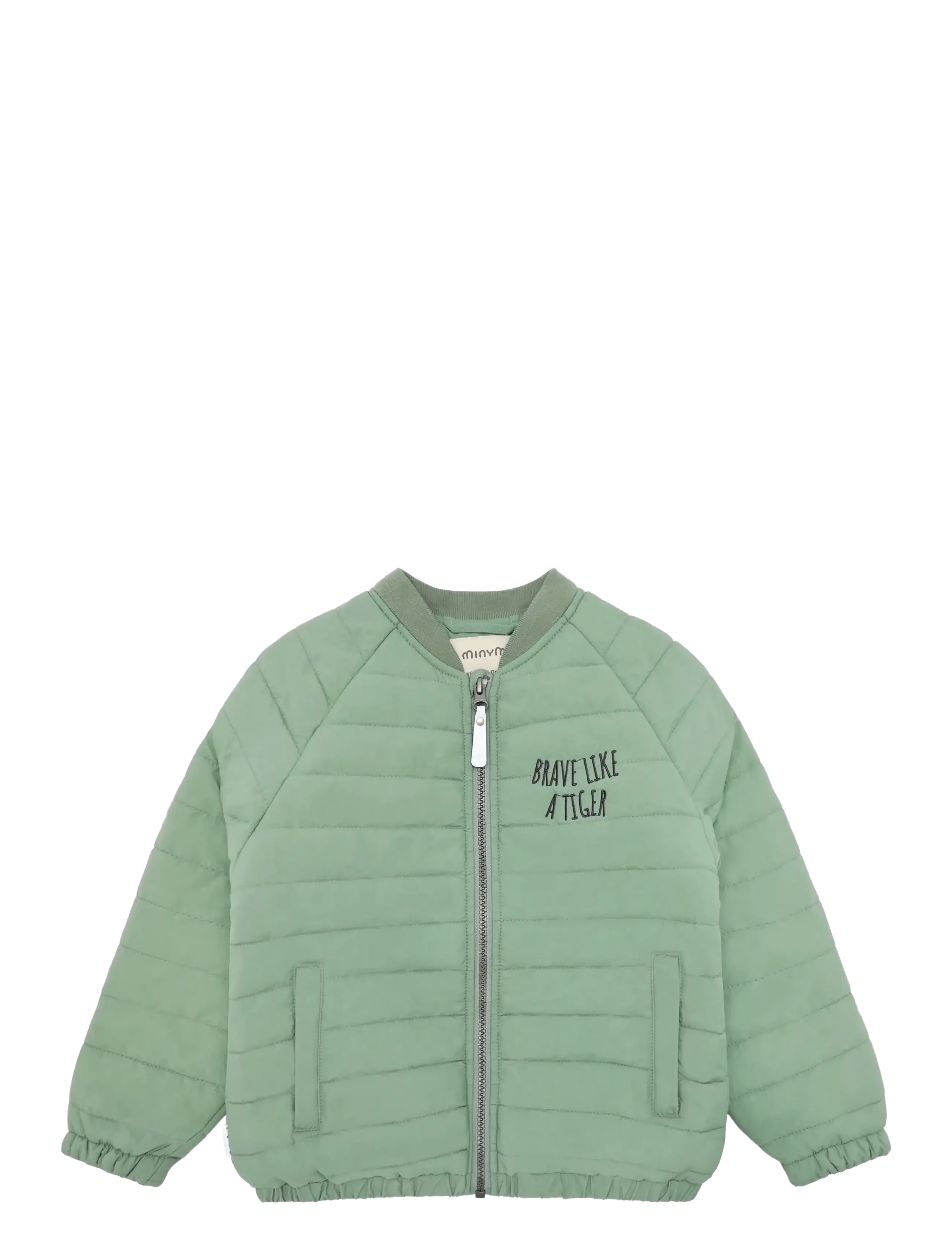 Minymo Jacket - Quilted, 92, Green, Jakker & Frakker > Quiltede Jakker, Børn