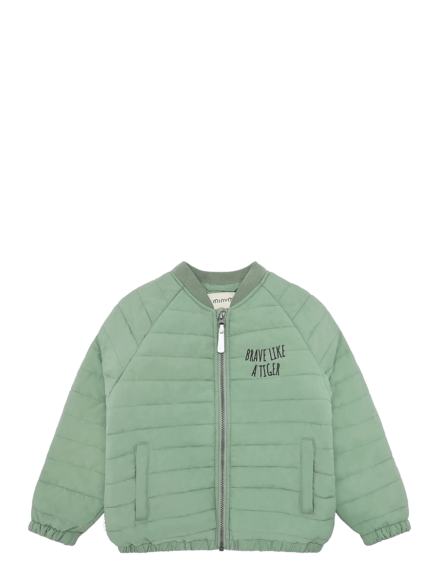 Minymo - Jacket - Quilted - quiltede jakker - lily pad - 0