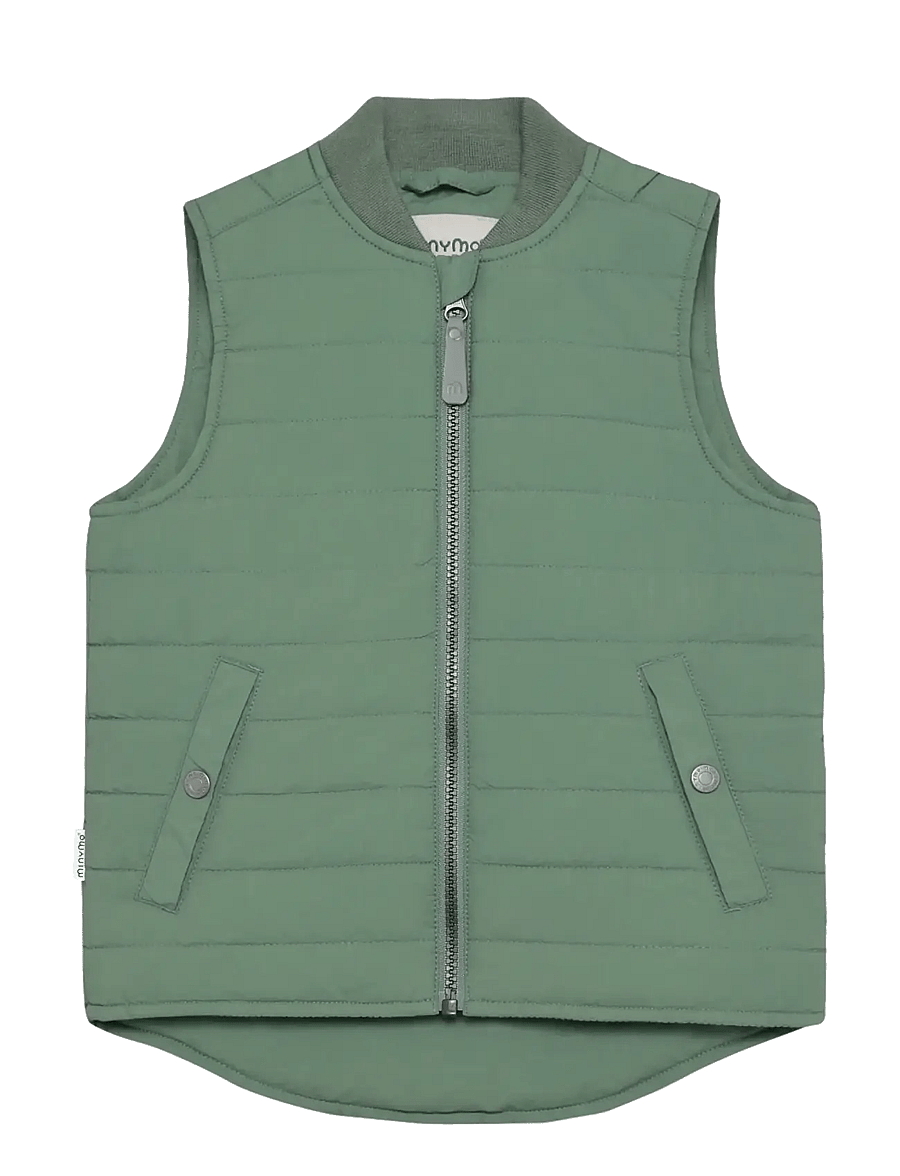 Minymo - Vest - Quilted - shoppa efter ålder - lily pad - 0