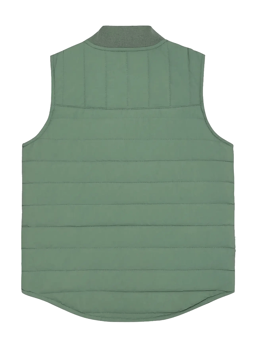Minymo - Vest - Quilted - shoppa efter ålder - lily pad - 1