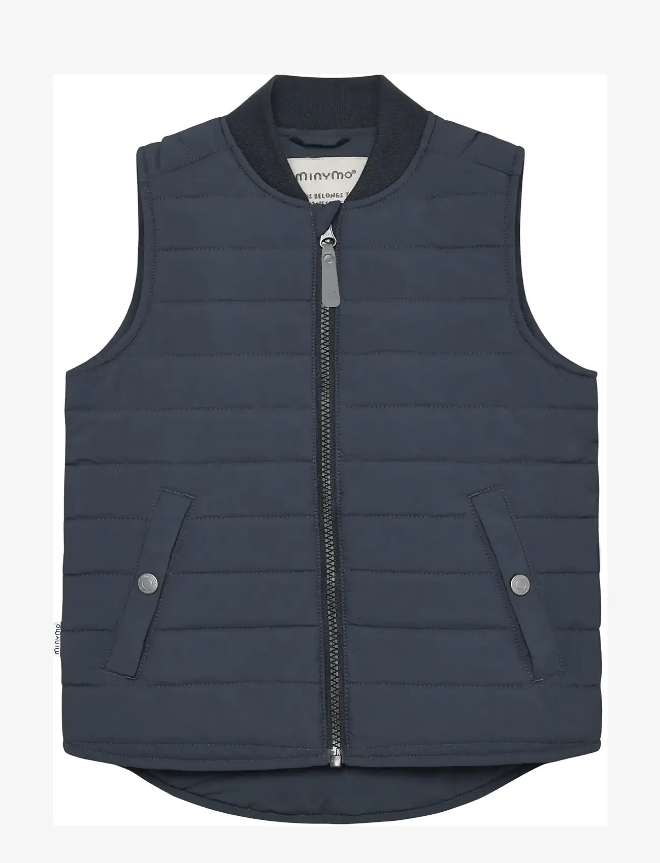 Minymo - Vest - Quilted - shop by age - odyssey gray - 0