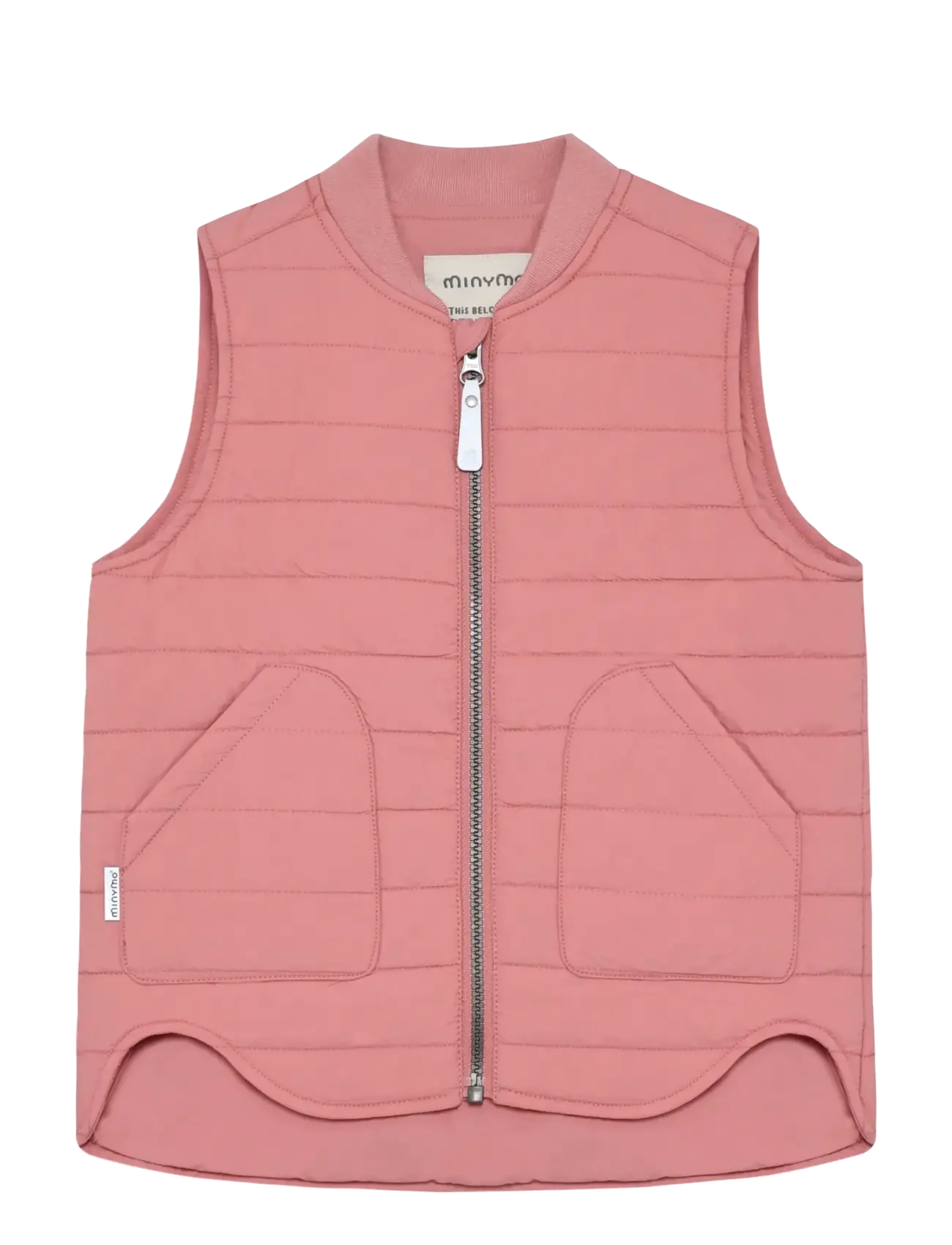 Minymo Vest - Quilted - Minymo - BRANDIED APRICOT / pink/rose