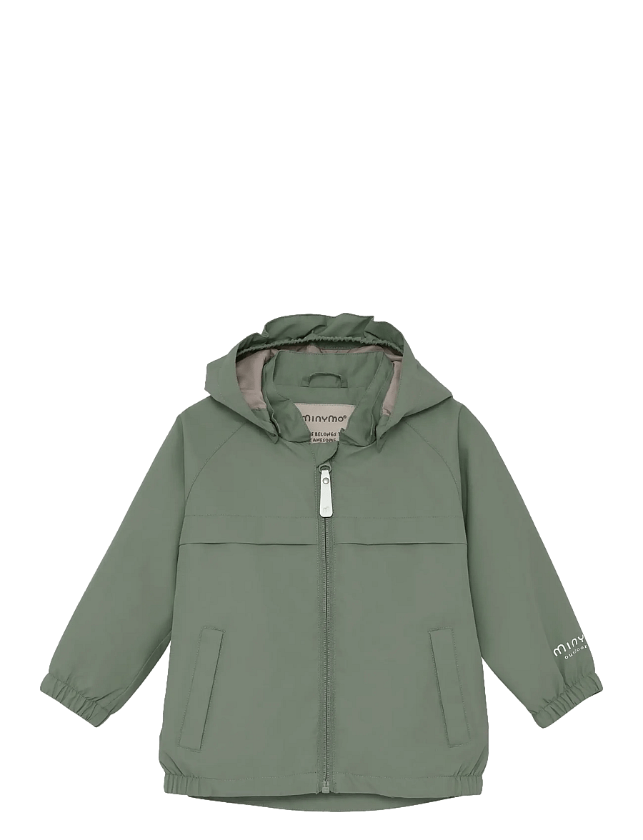Minymo - Jacket - Solid - vindjacka - lily pad - 1