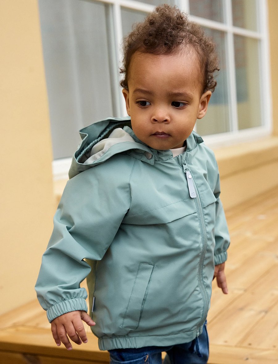 Minymo - Jacket - Solid - vindjacka - lily pad - 0