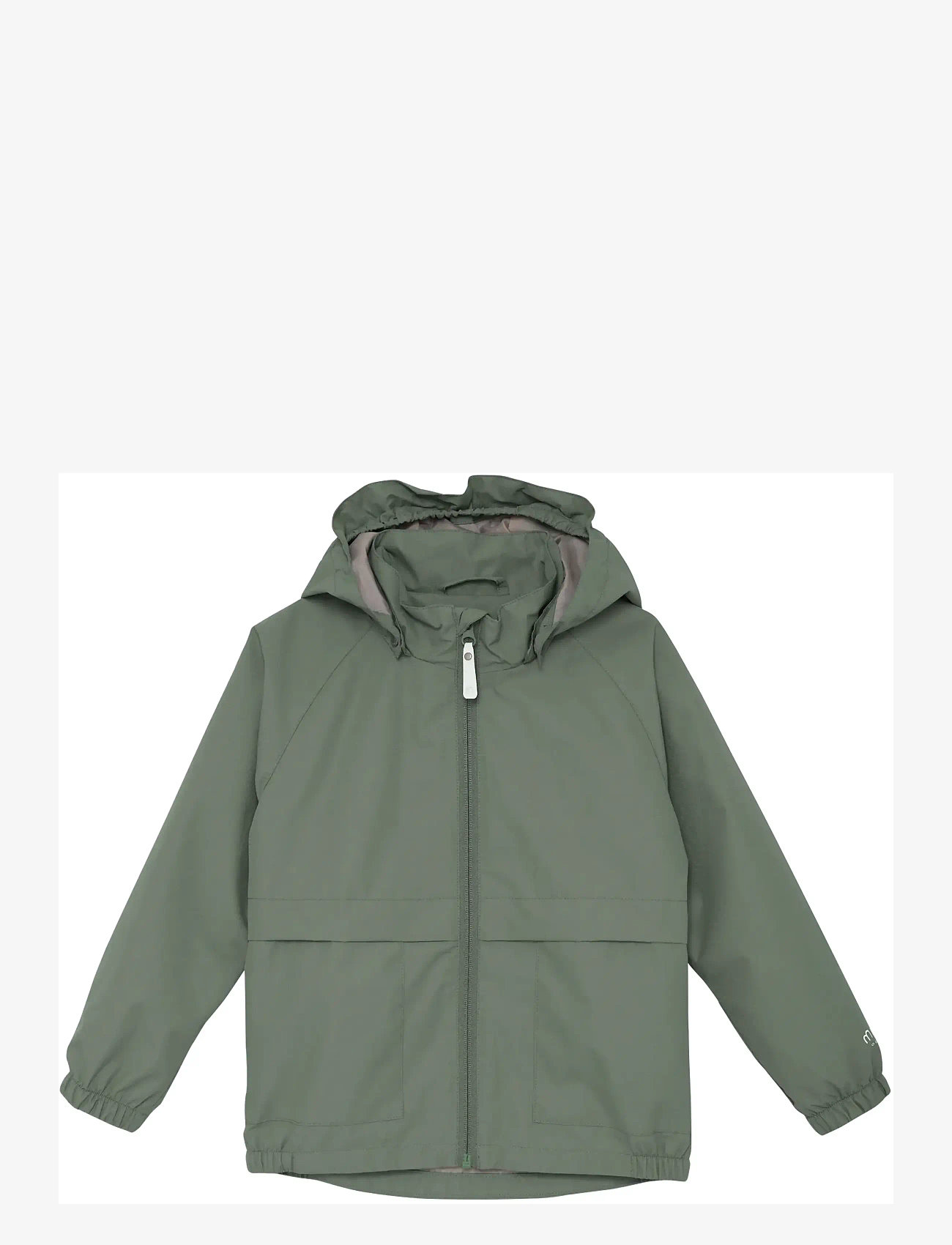 Minymo - Jacket - Solid Color - regnkappor - lily pad - 0