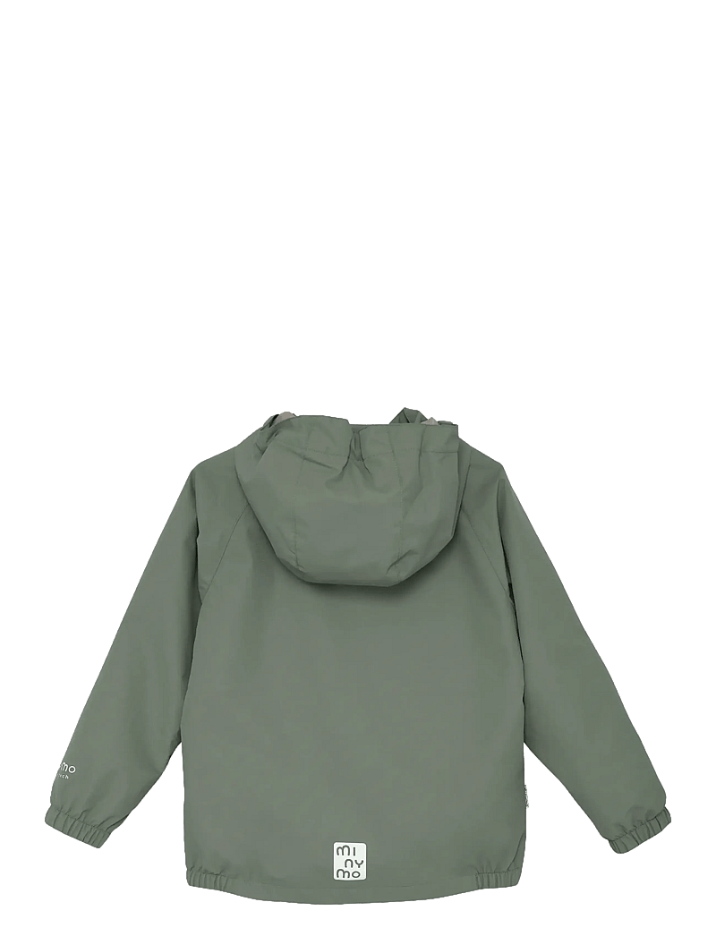 Minymo - Jacket - Solid Color - fodrade regnkläder - lily pad - 1