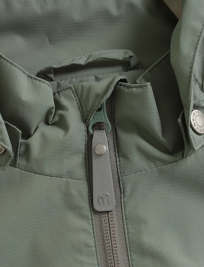 Minymo - Jacket - Solid Color - fodrade regnkläder - lily pad - 2