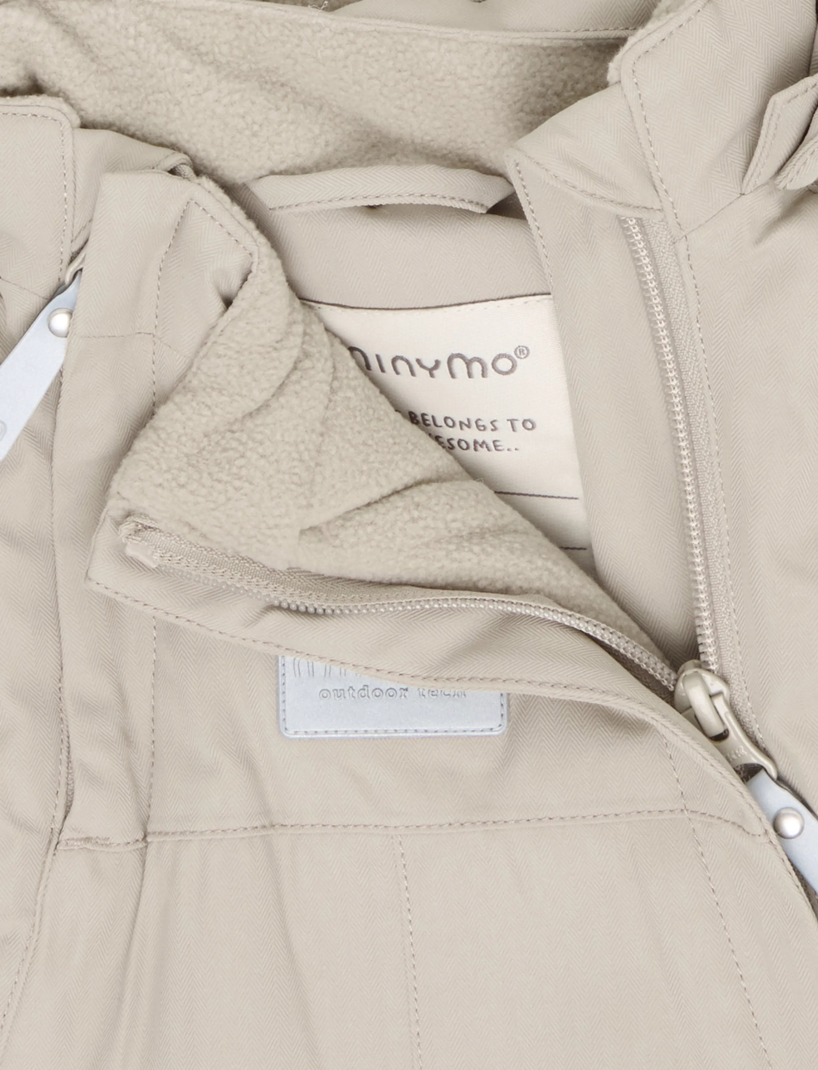 Minymo - Snow Suit - overtøj - crockery - 4