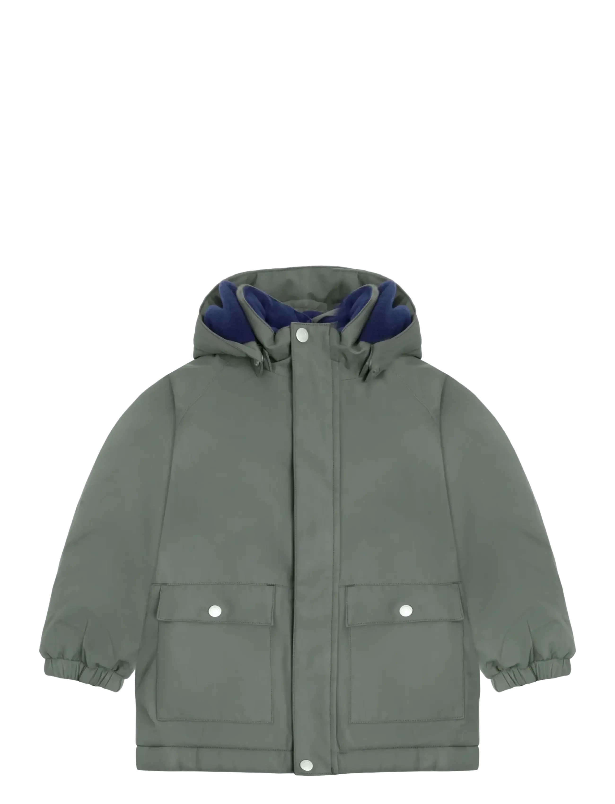 Minymo Winter Jacket Colorblock - Minymo - BEETLE / khaki/green