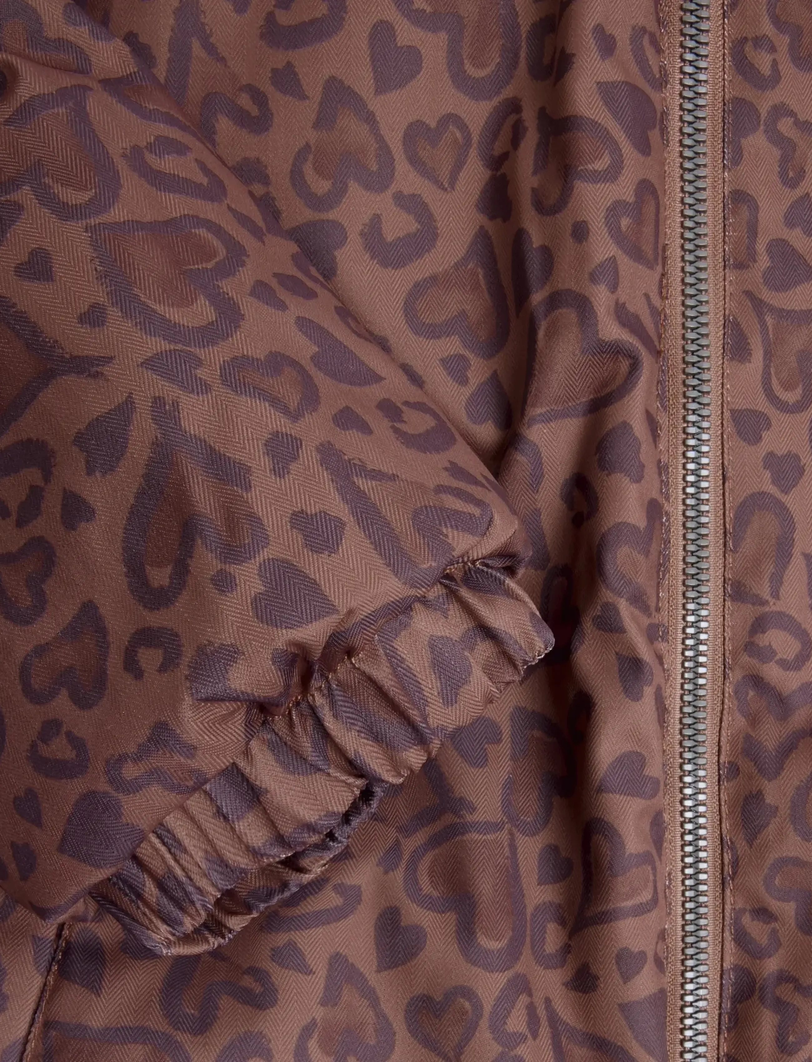 Minymo - Winter Jacket AOP - daunen- und steppjacken - burlwood - 3