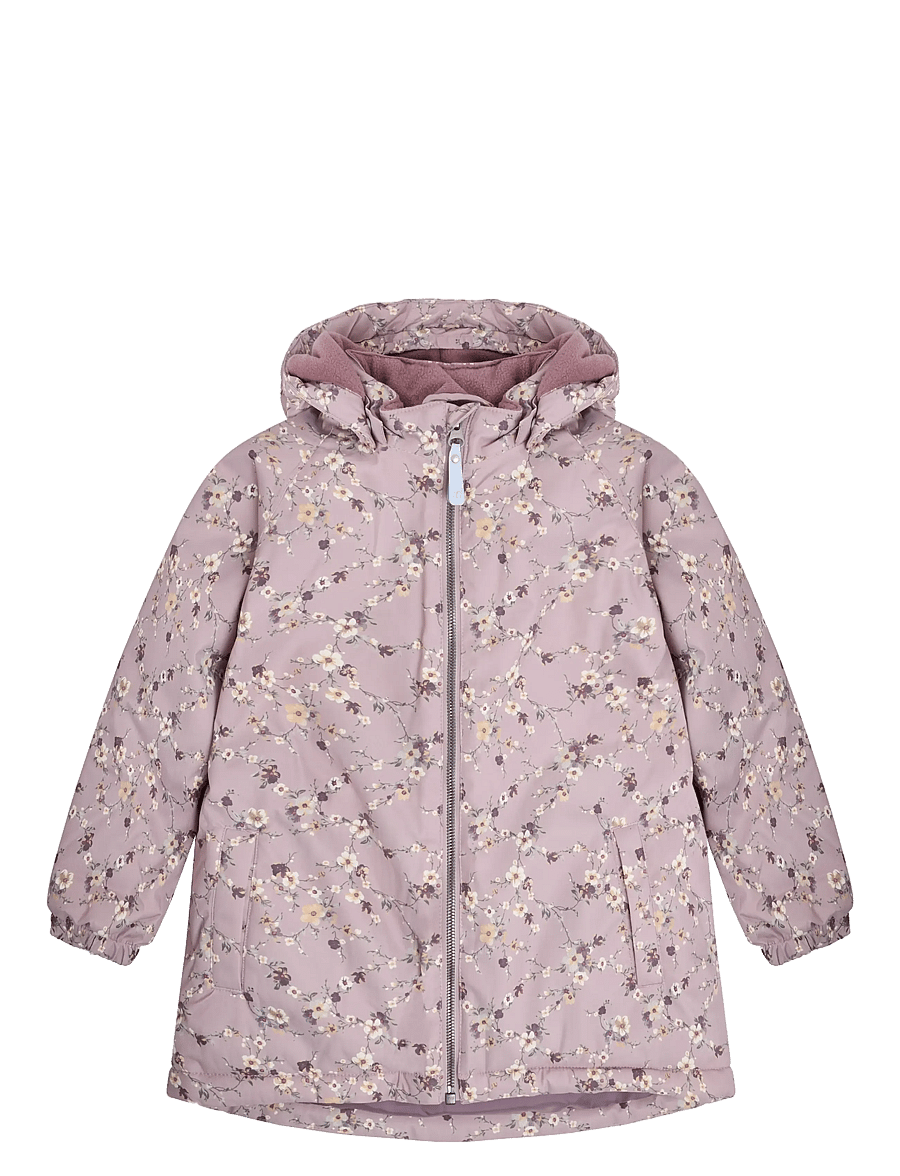 Minymo - Winter Jacket AOP - dunjackor & fodrade jackor - fawn - 1