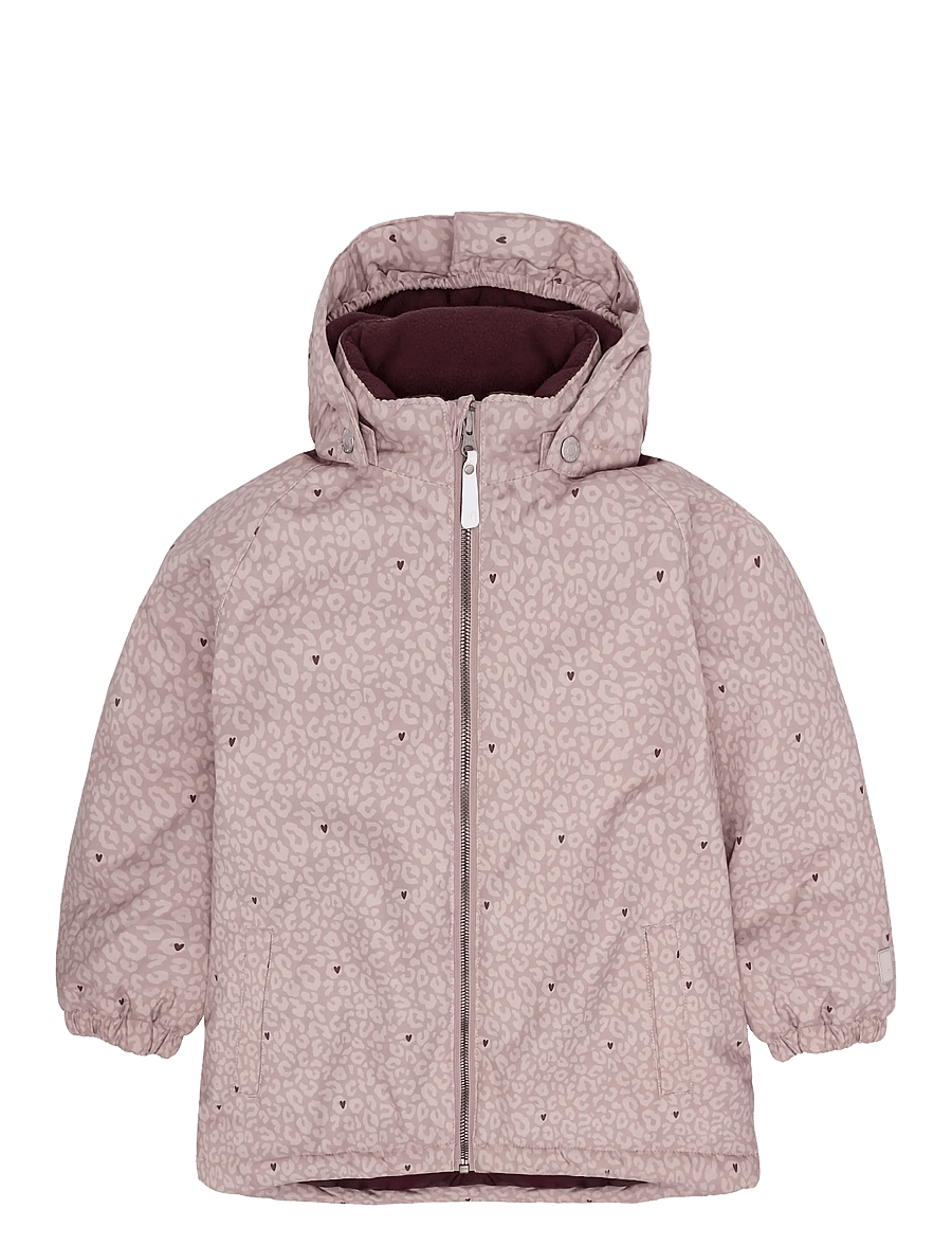 Minymo - Winter Jacket AOP - dunjackor & fodrade jackor - huckleberry - 0