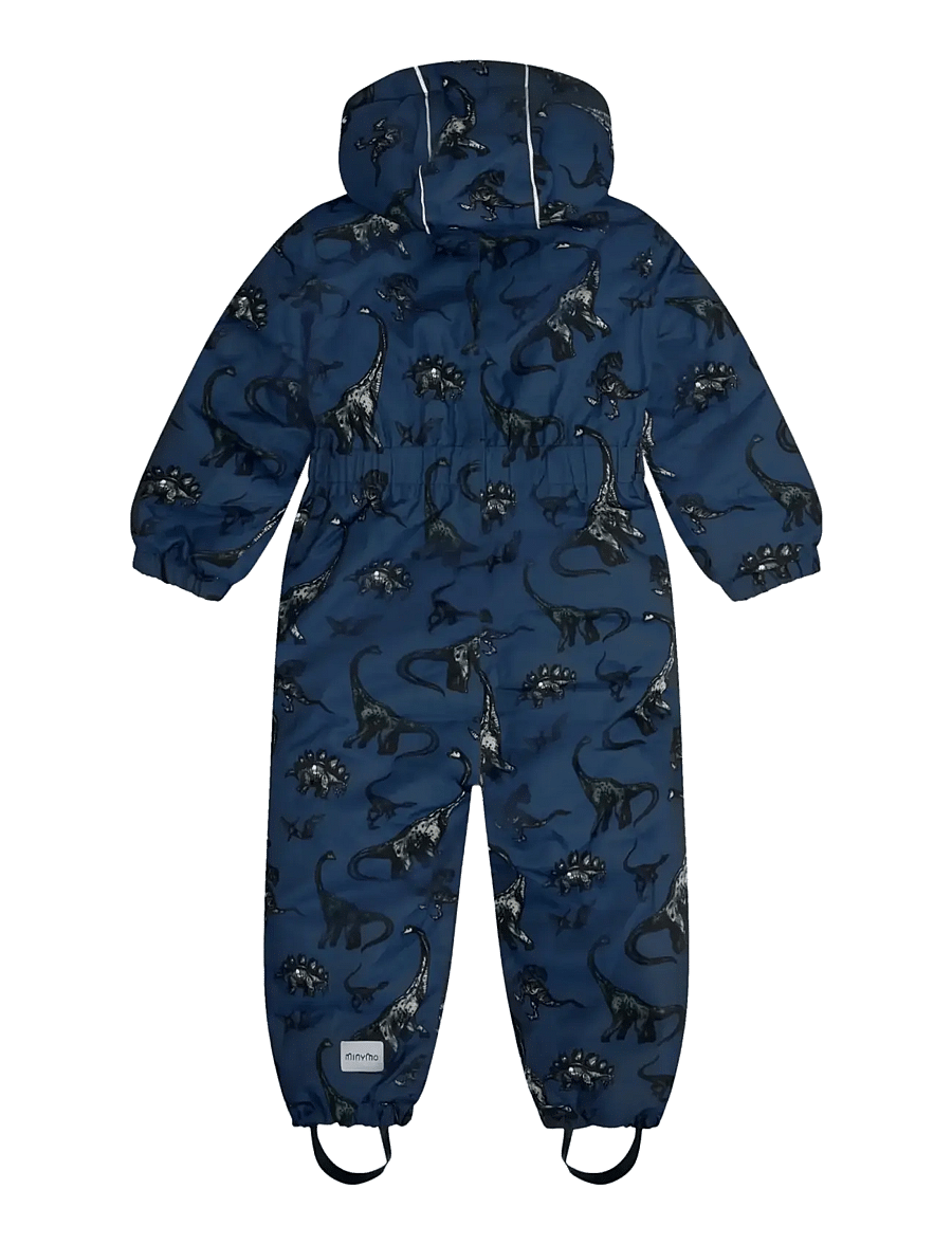Minymo - Snow Suit AOP - schneeanzug - dark denim - 1