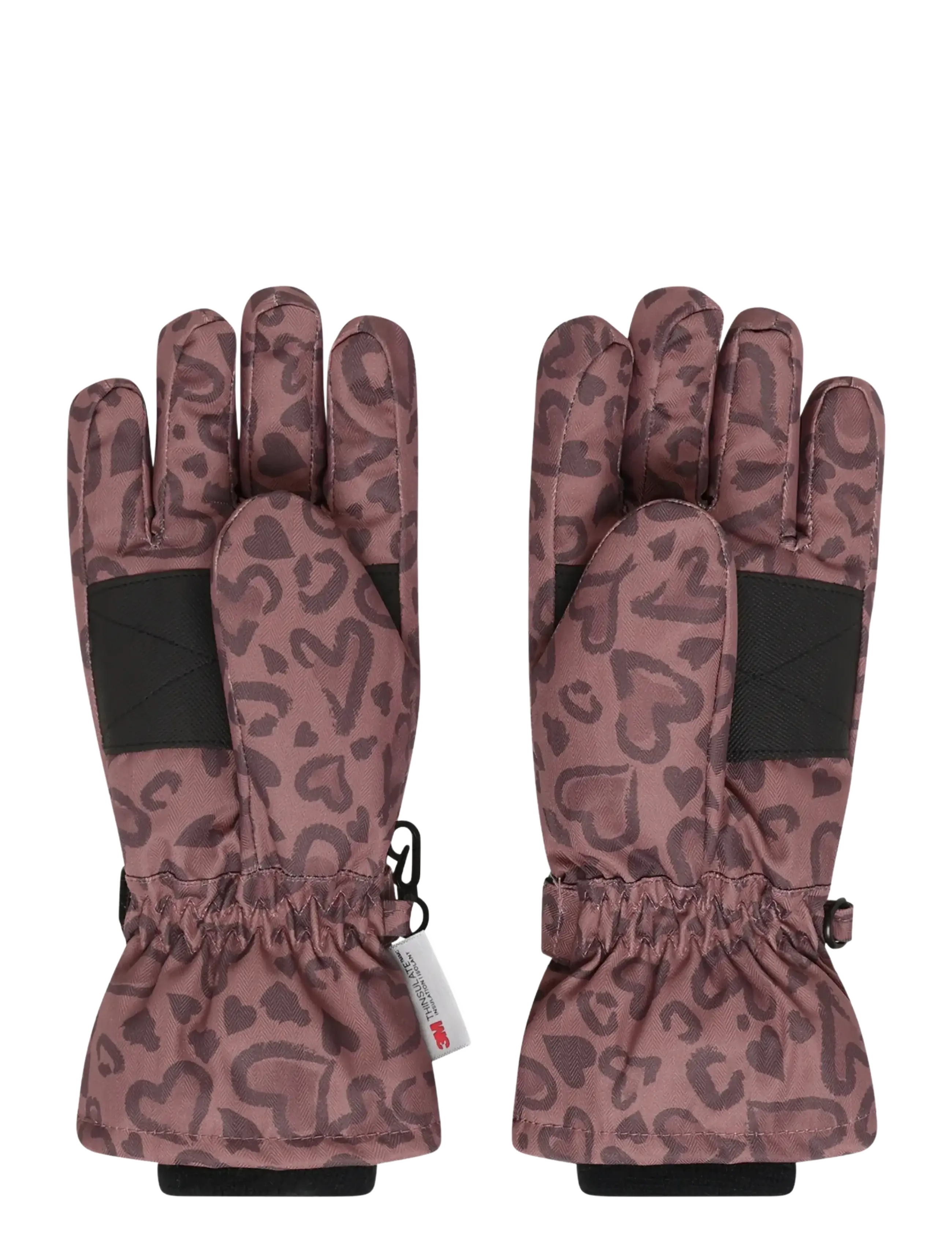 Minymo - Gloves AOP - gloves - burlwood - 1