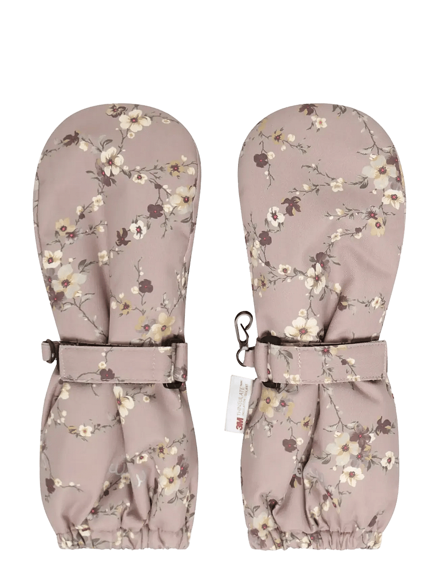 Minymo - Mittens AOP - kindad - fawn - 0