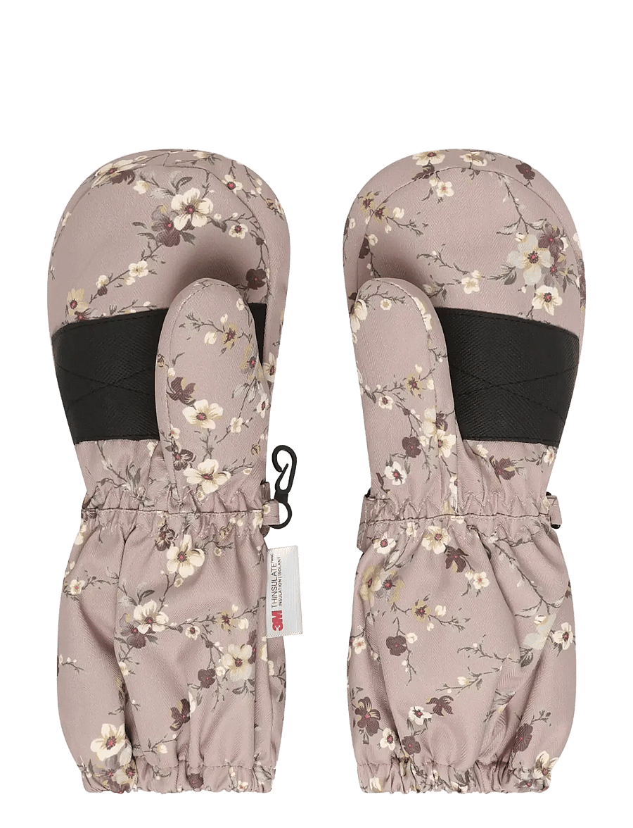 Minymo - Mittens AOP - kindad - fawn - 1