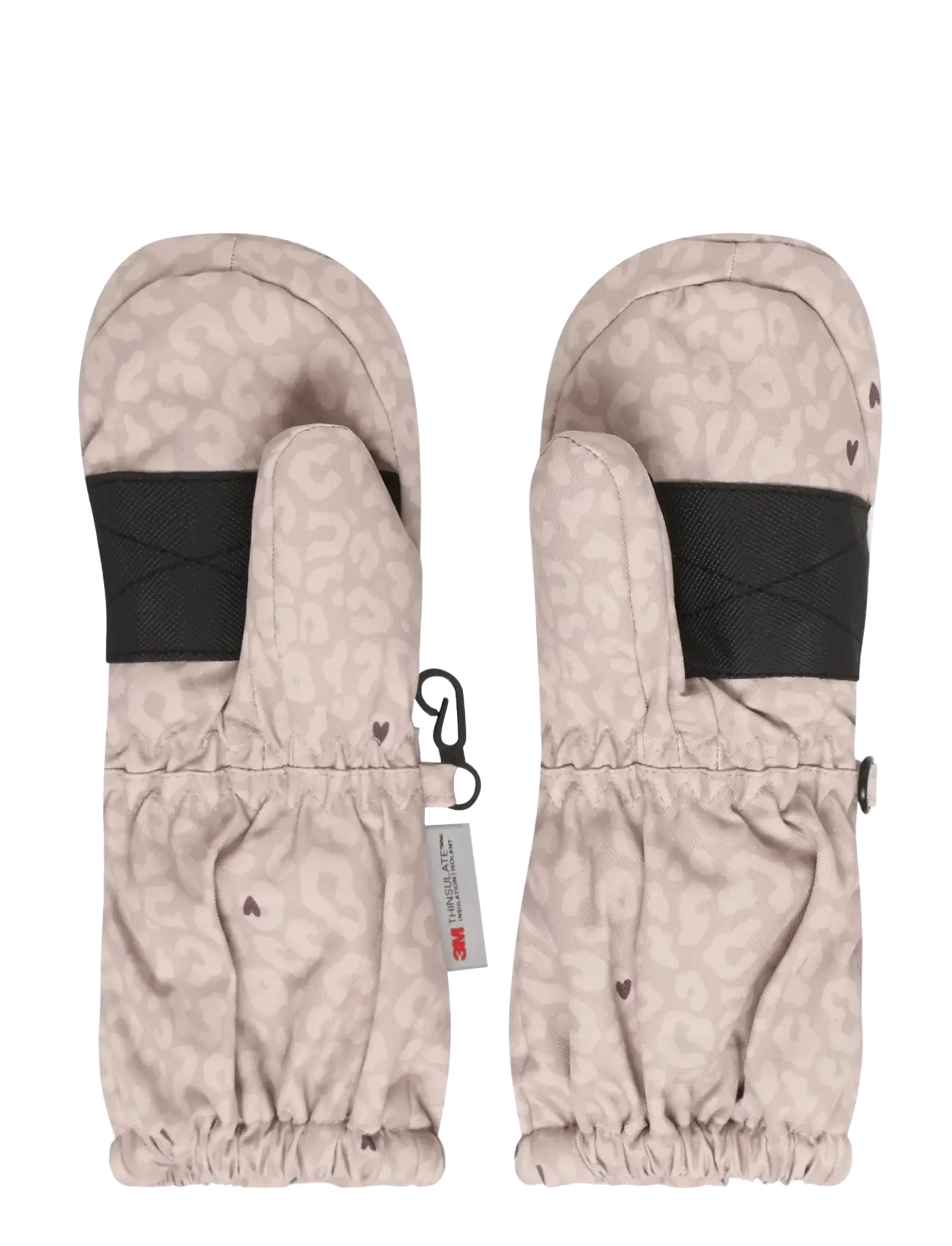Minymo - Mittens AOP - gloves - fawn - 1