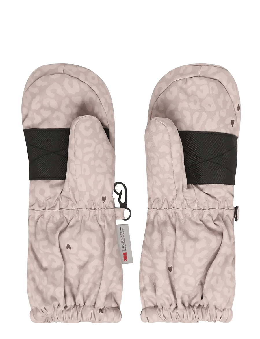 Minymo - Mittens AOP - kindad - fawn - 1