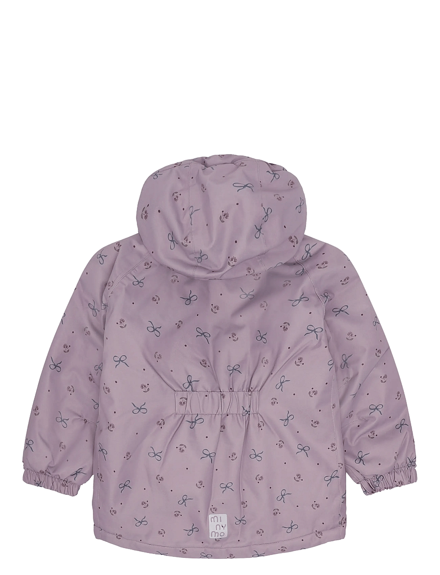 Minymo - Winter Jacket AOP - skidjackor - toadstool - 1