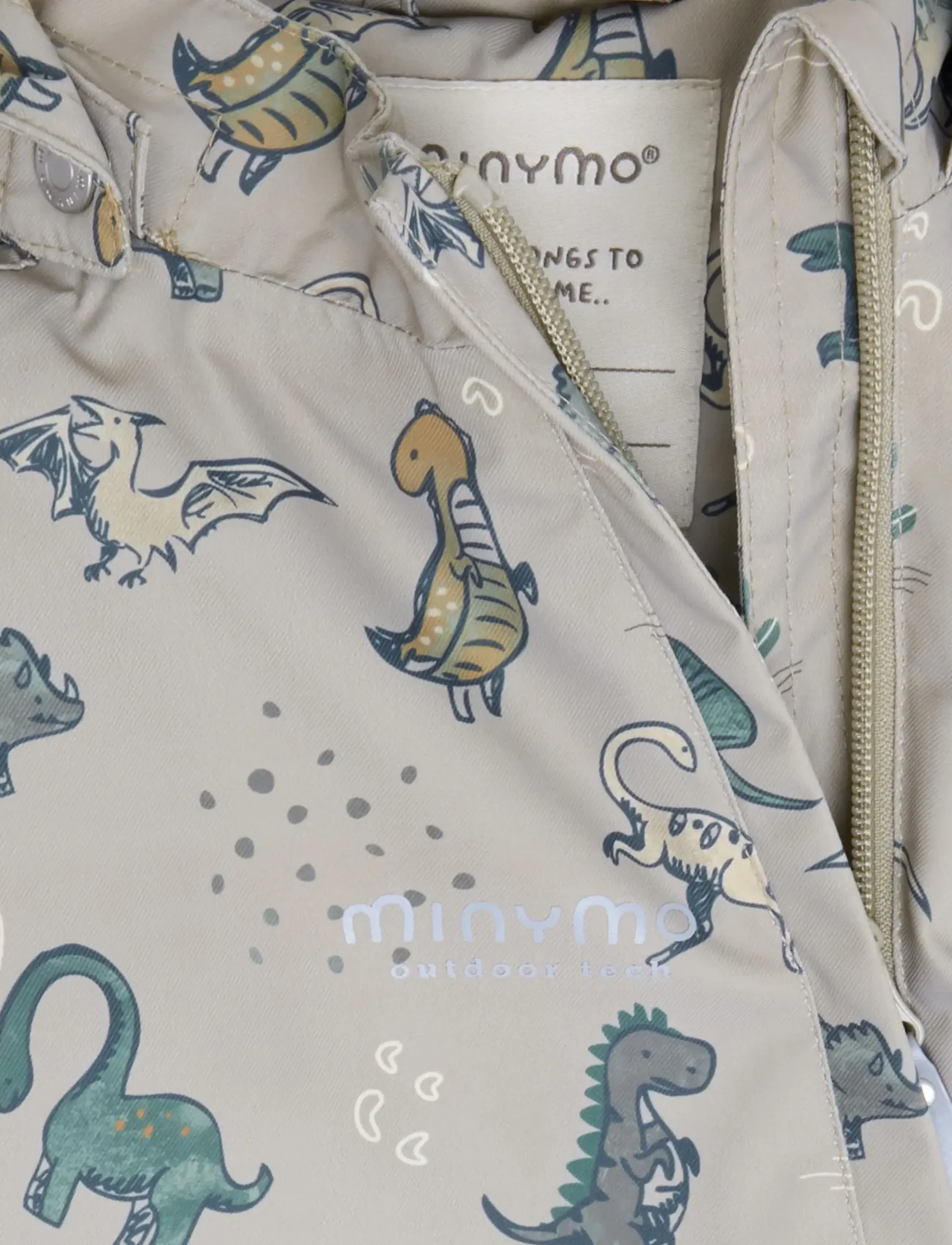 Minymo - Snow Suit AOP - termooveraller - crockery - 3