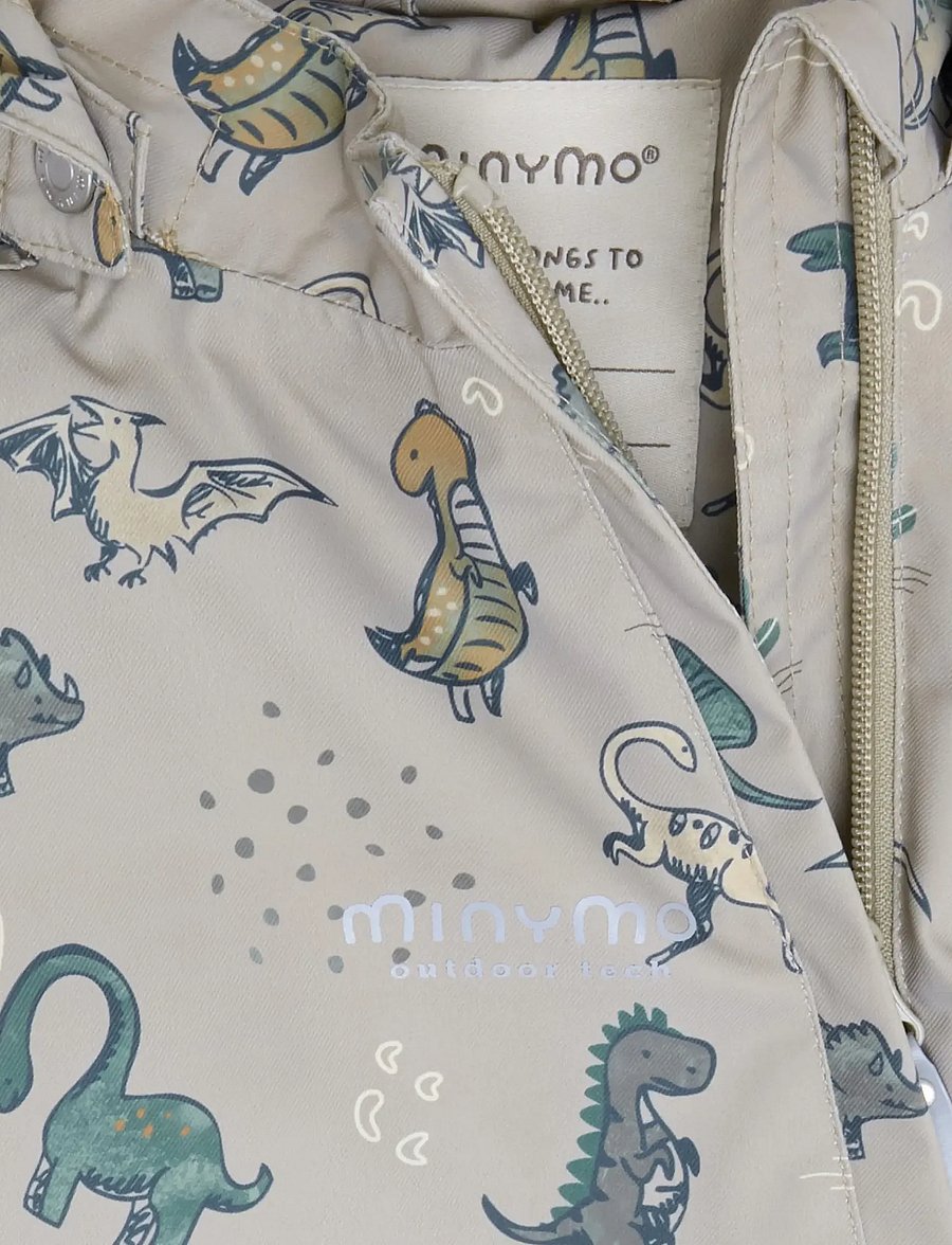 Minymo - Snow Suit AOP - termooveraller - crockery - 3