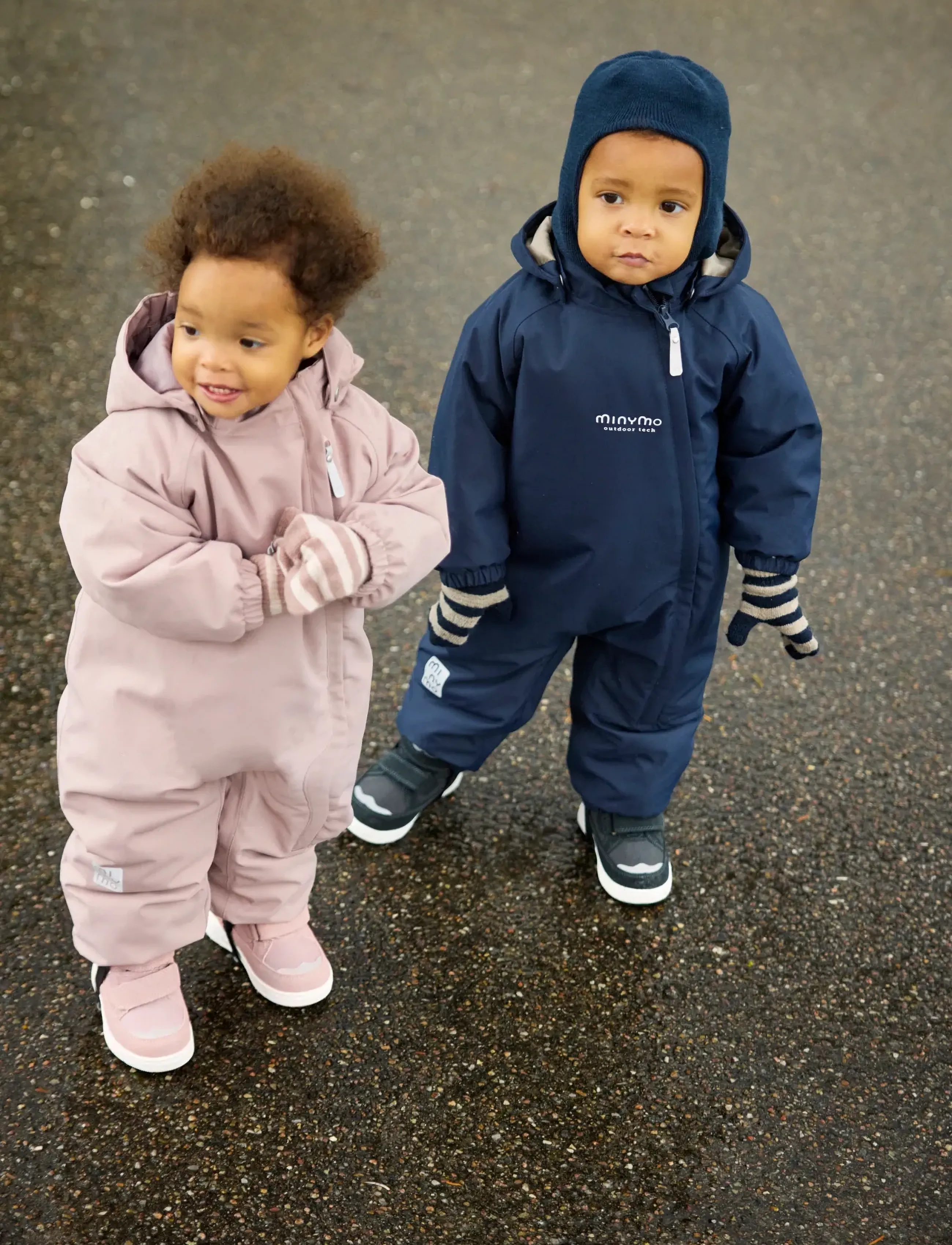 Minymo Snow Suit, Børn, Flyverdragt, Navy, Str: 104